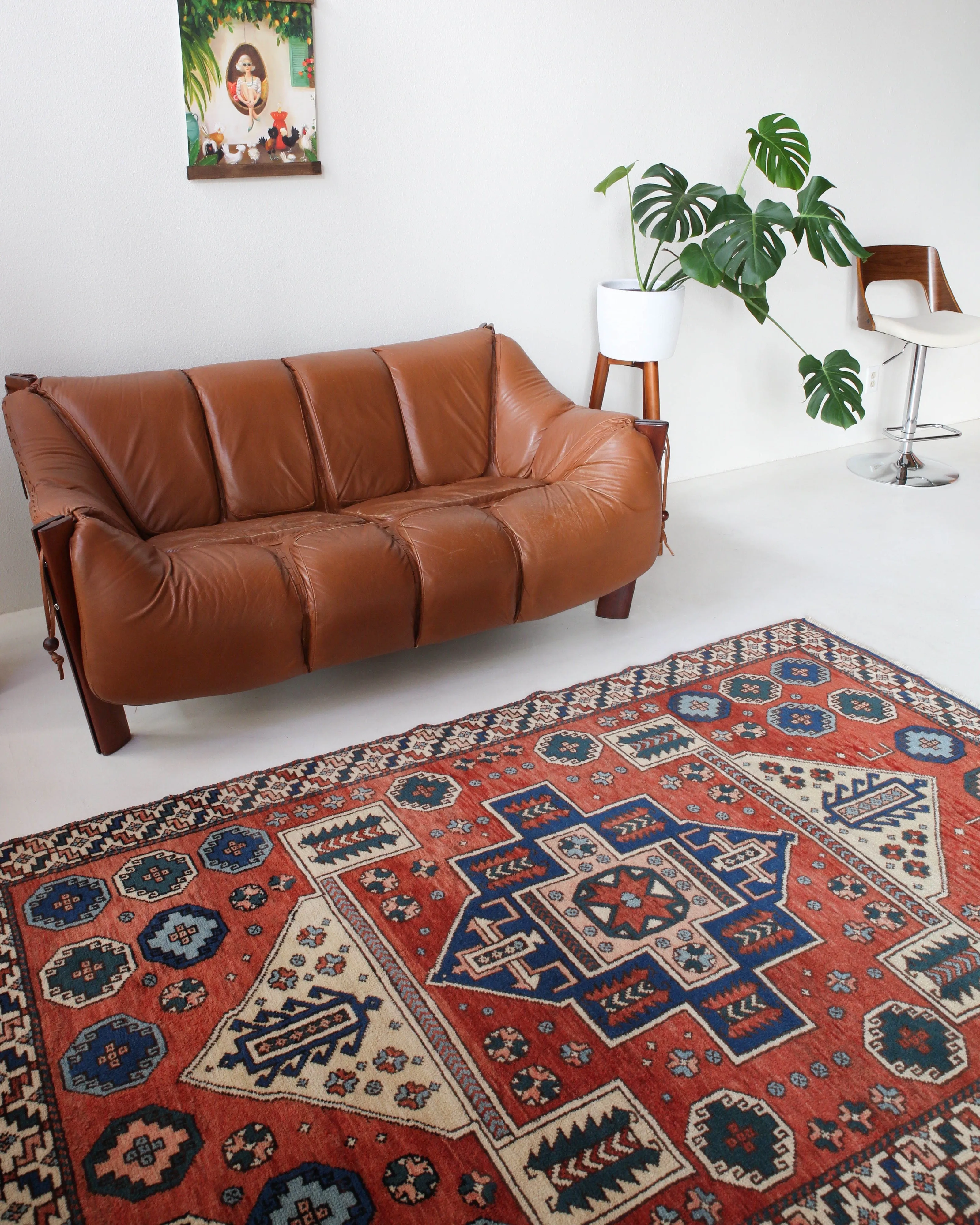 Vintage Canakkale Rug 5'x8'