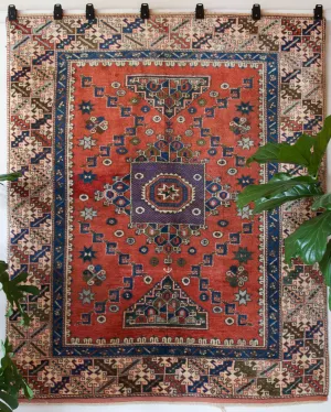 Vintage Canakkale Rug 6'3"x7'7"