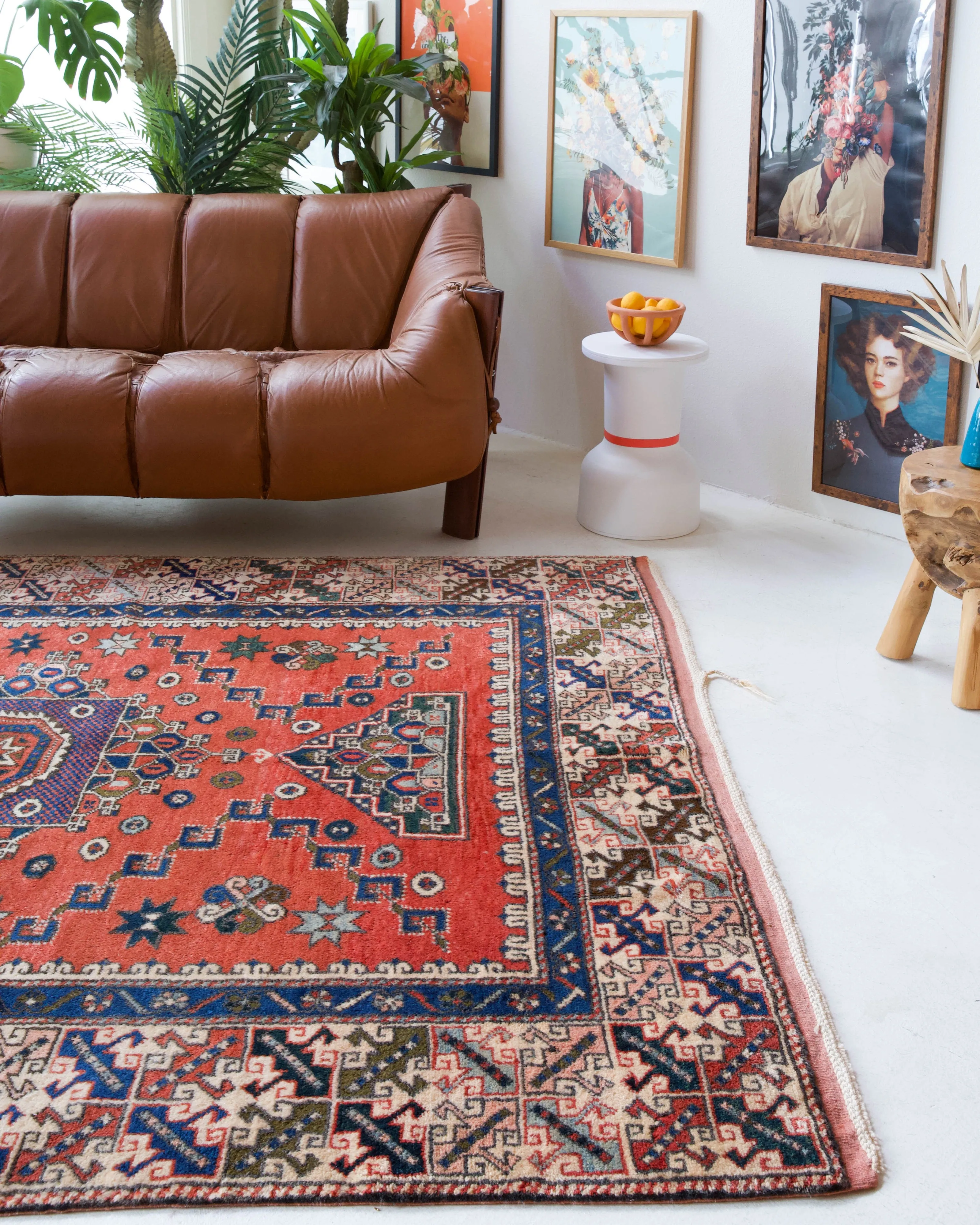 Vintage Canakkale Rug 6'3"x7'7"