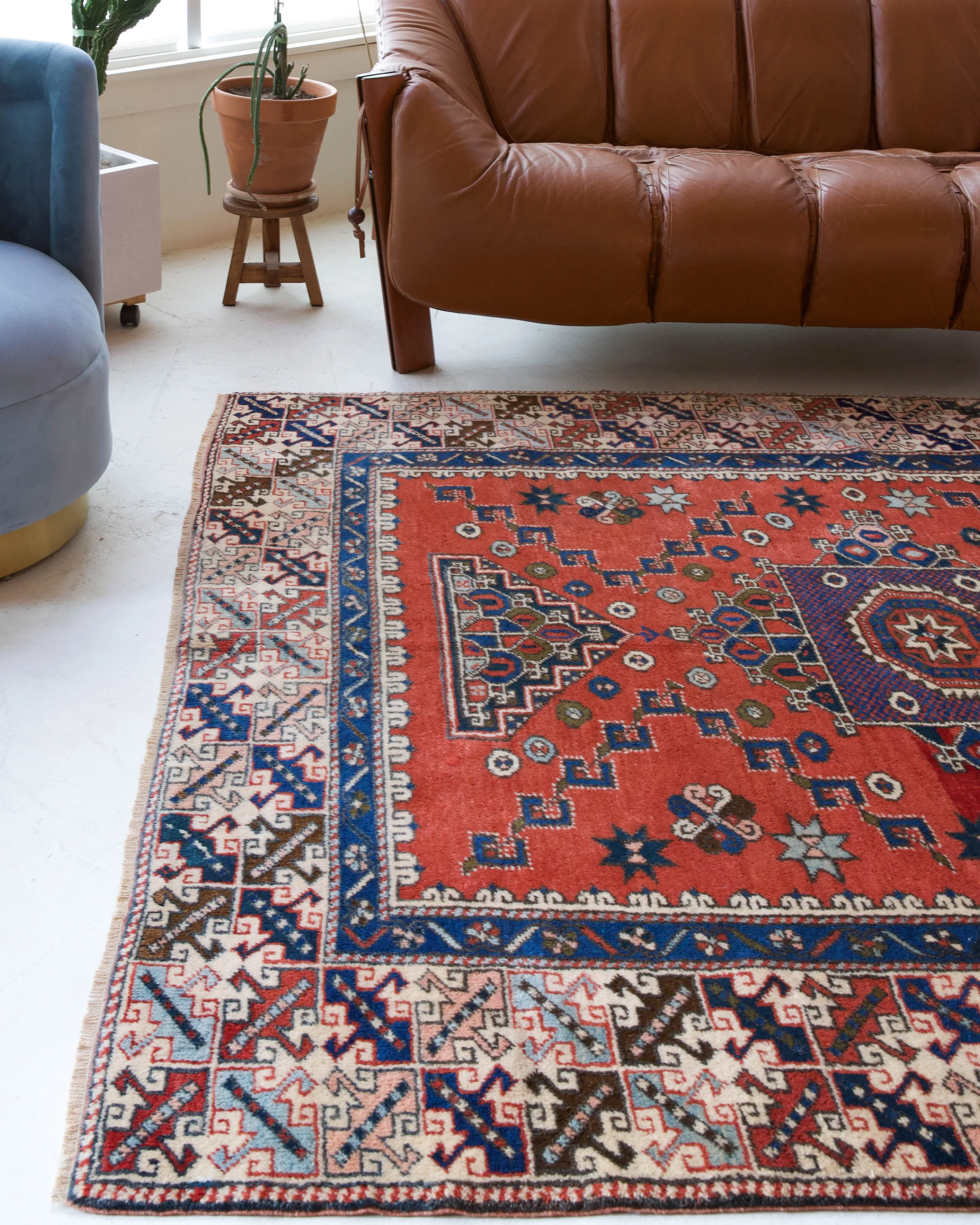 Vintage Canakkale Rug 6'3"x7'7"