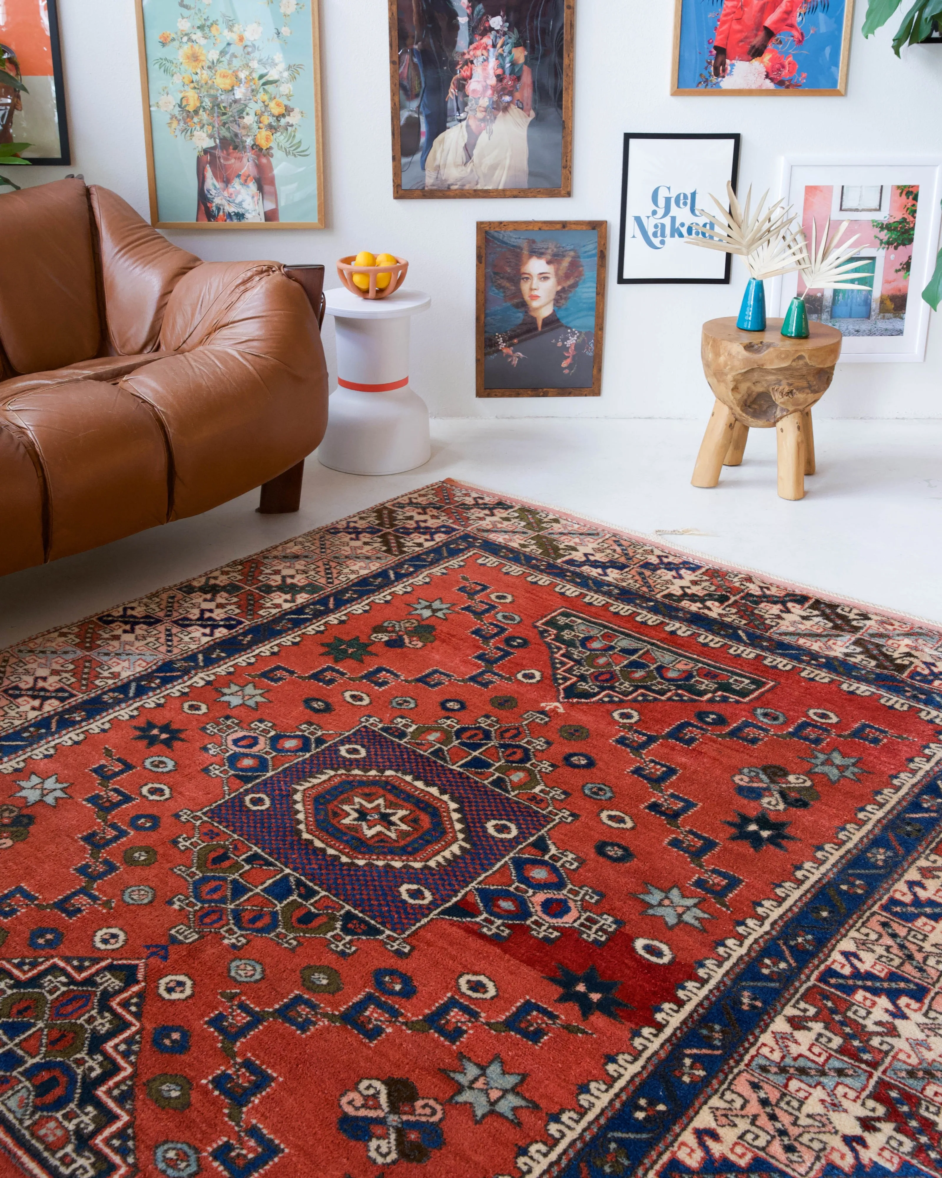 Vintage Canakkale Rug 6'3"x7'7"