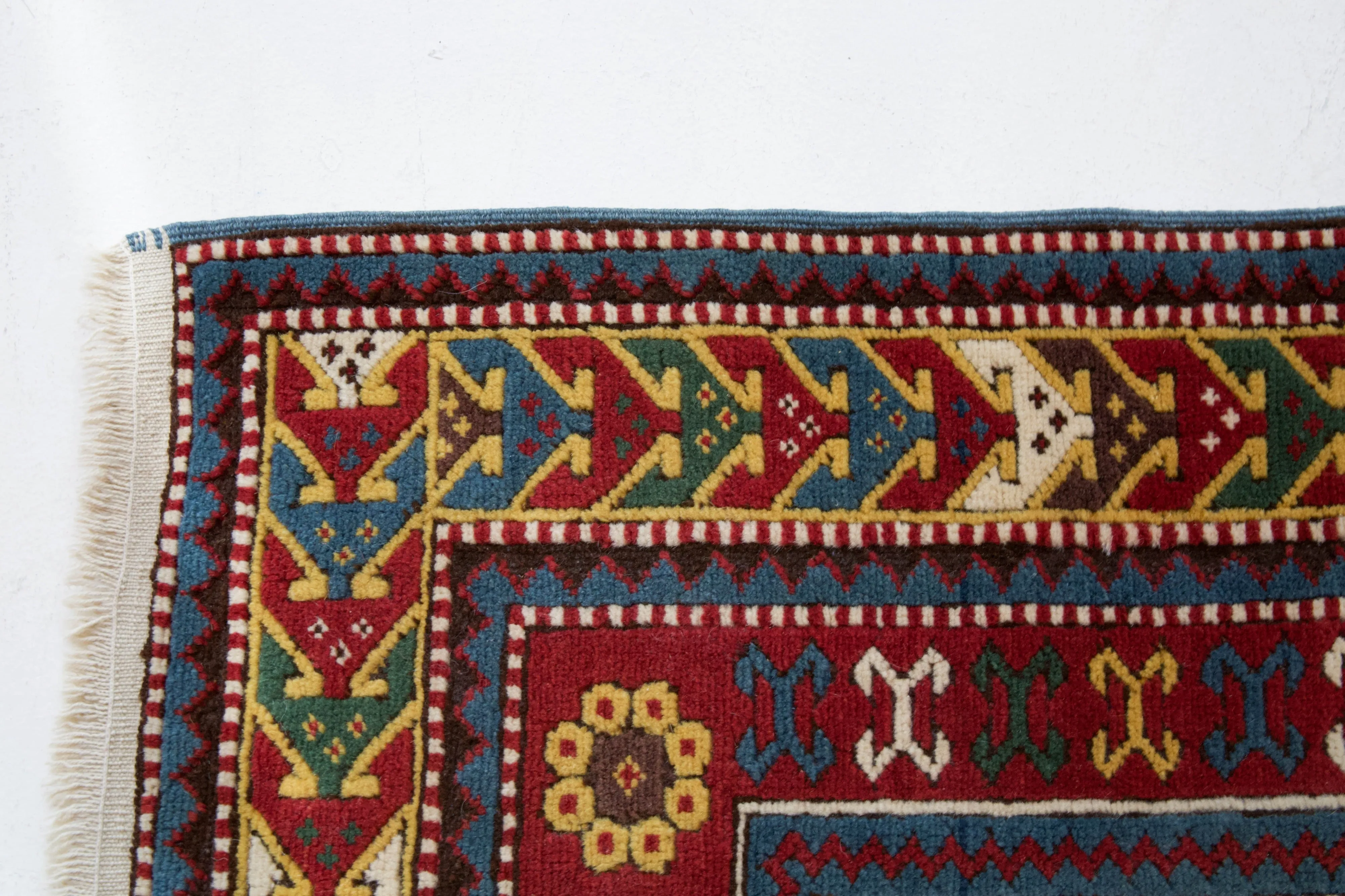 Vintage Caucasian Rug 4'2"x5'6"