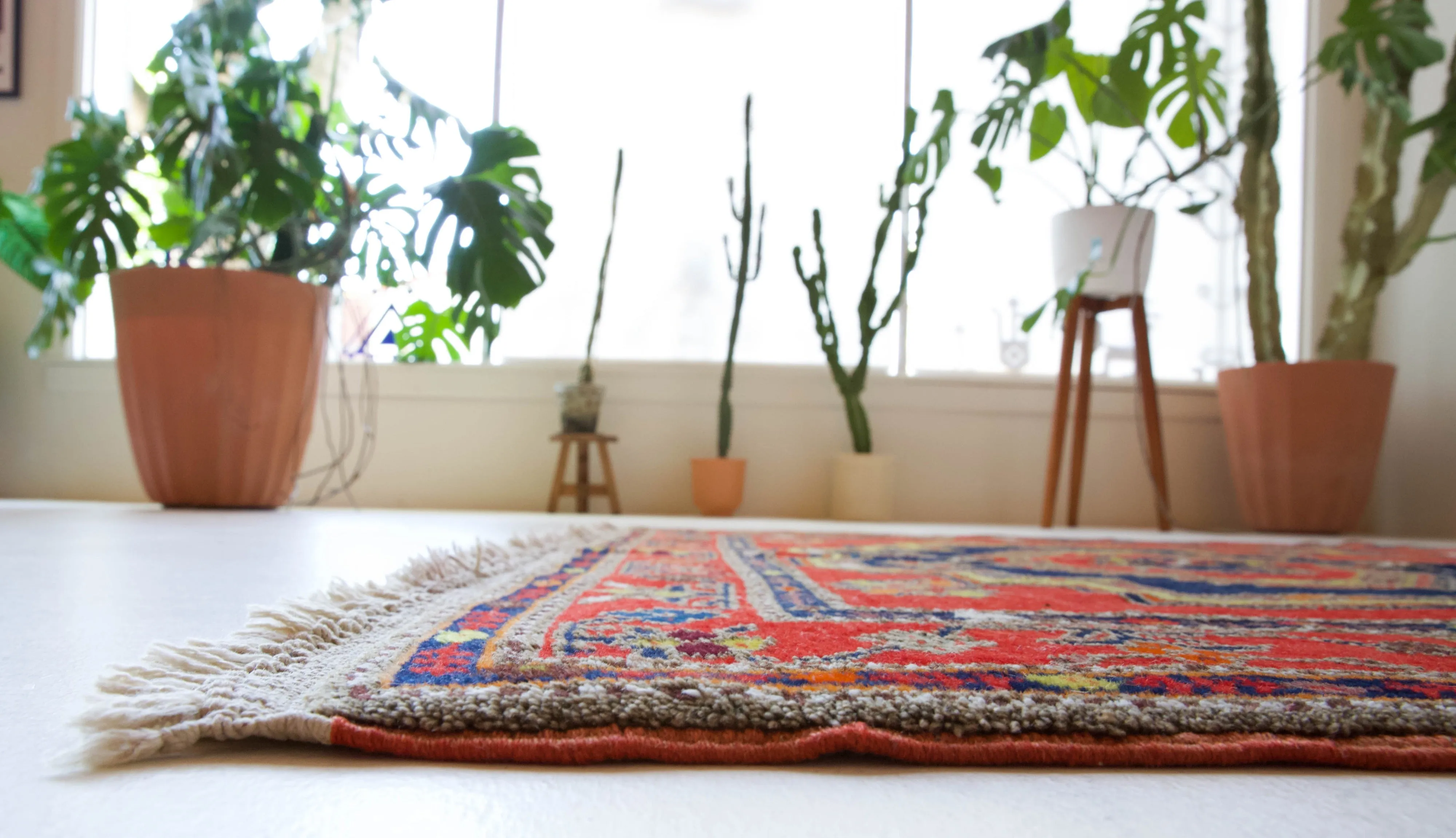 Vintage Caucasian Rug 4'4"x7'10"