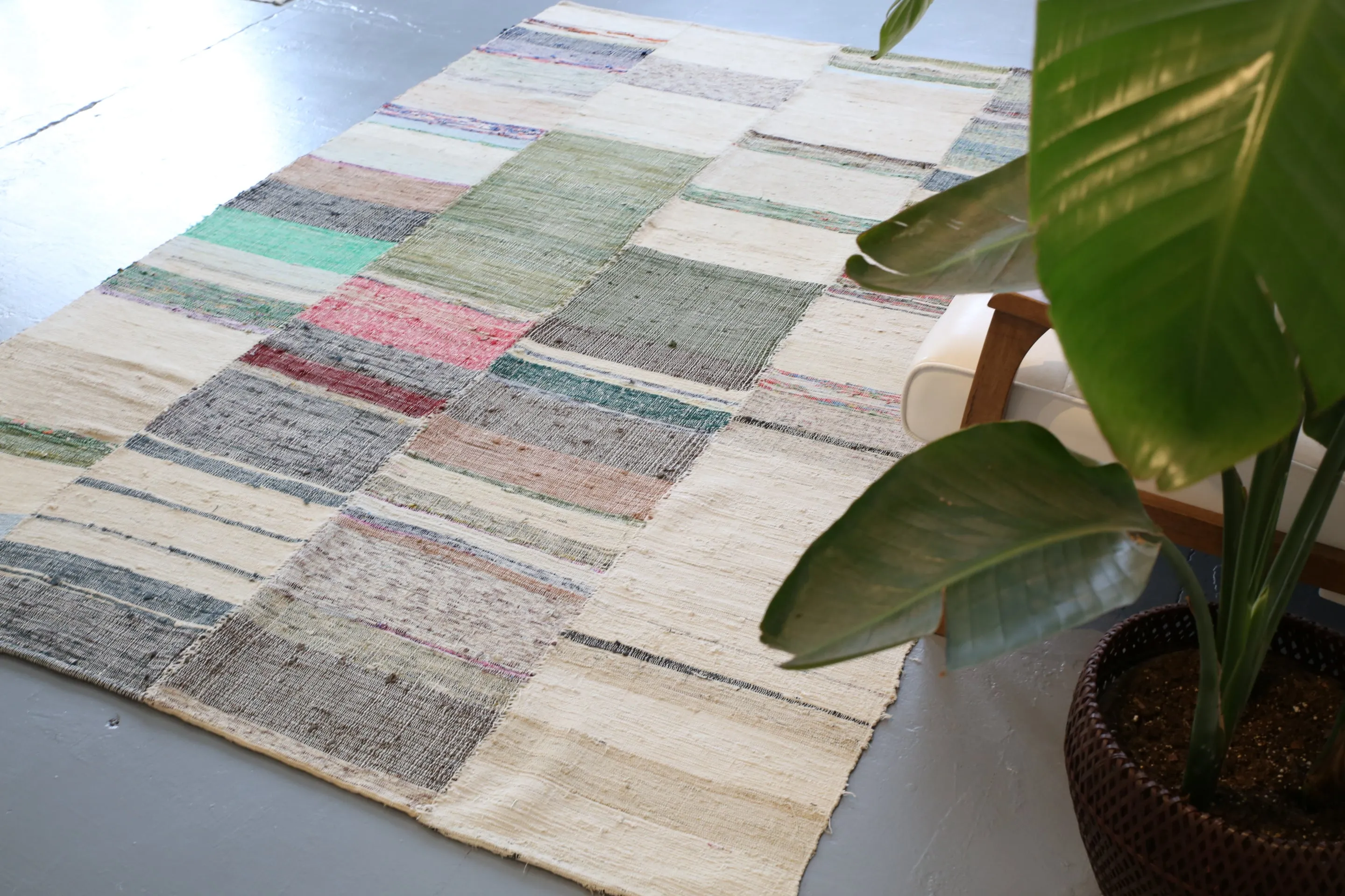 Vintage Chaput Kilim 5.6ftx8ft