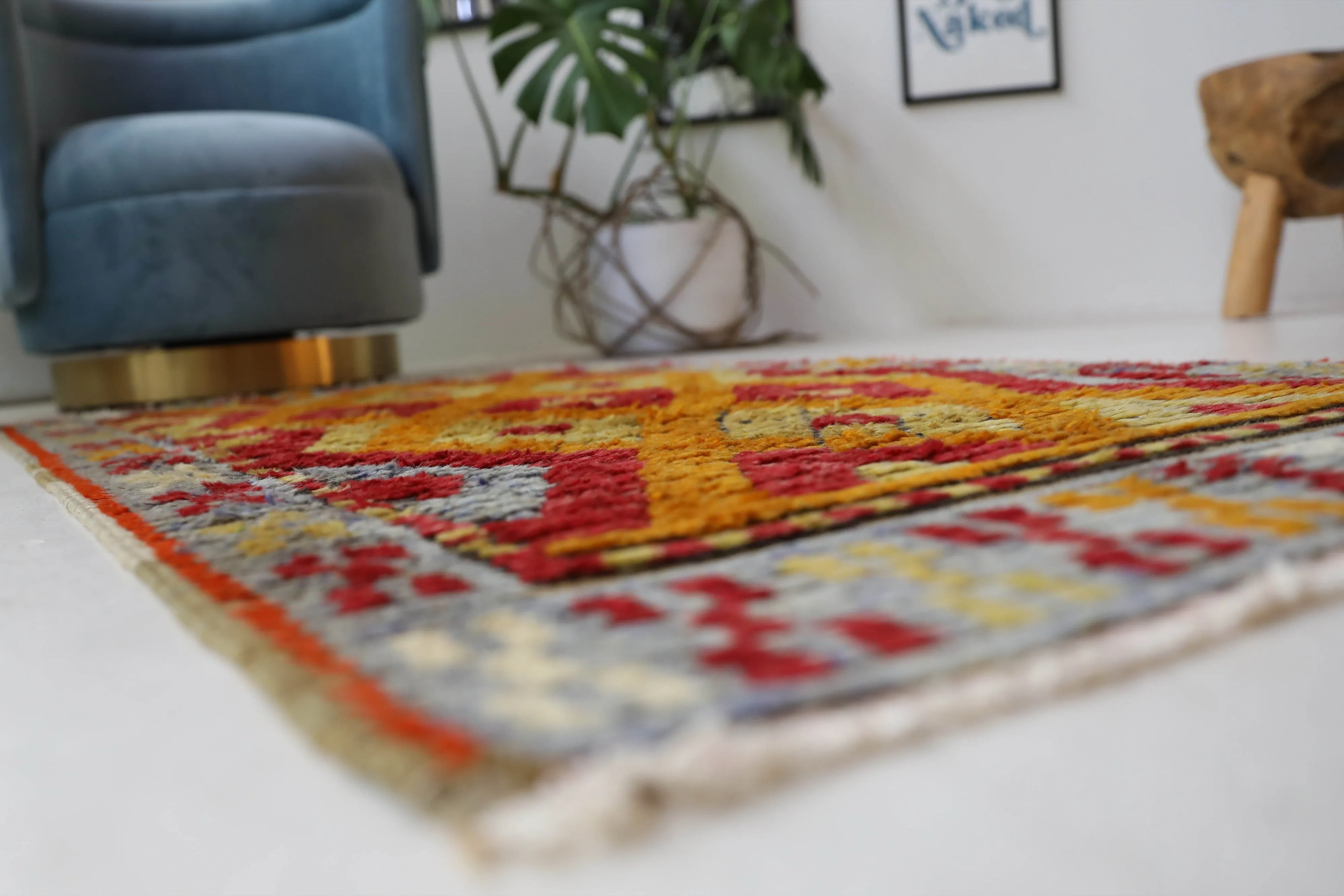 Vintage Konya Tulu Rug 2'10"x4'8"