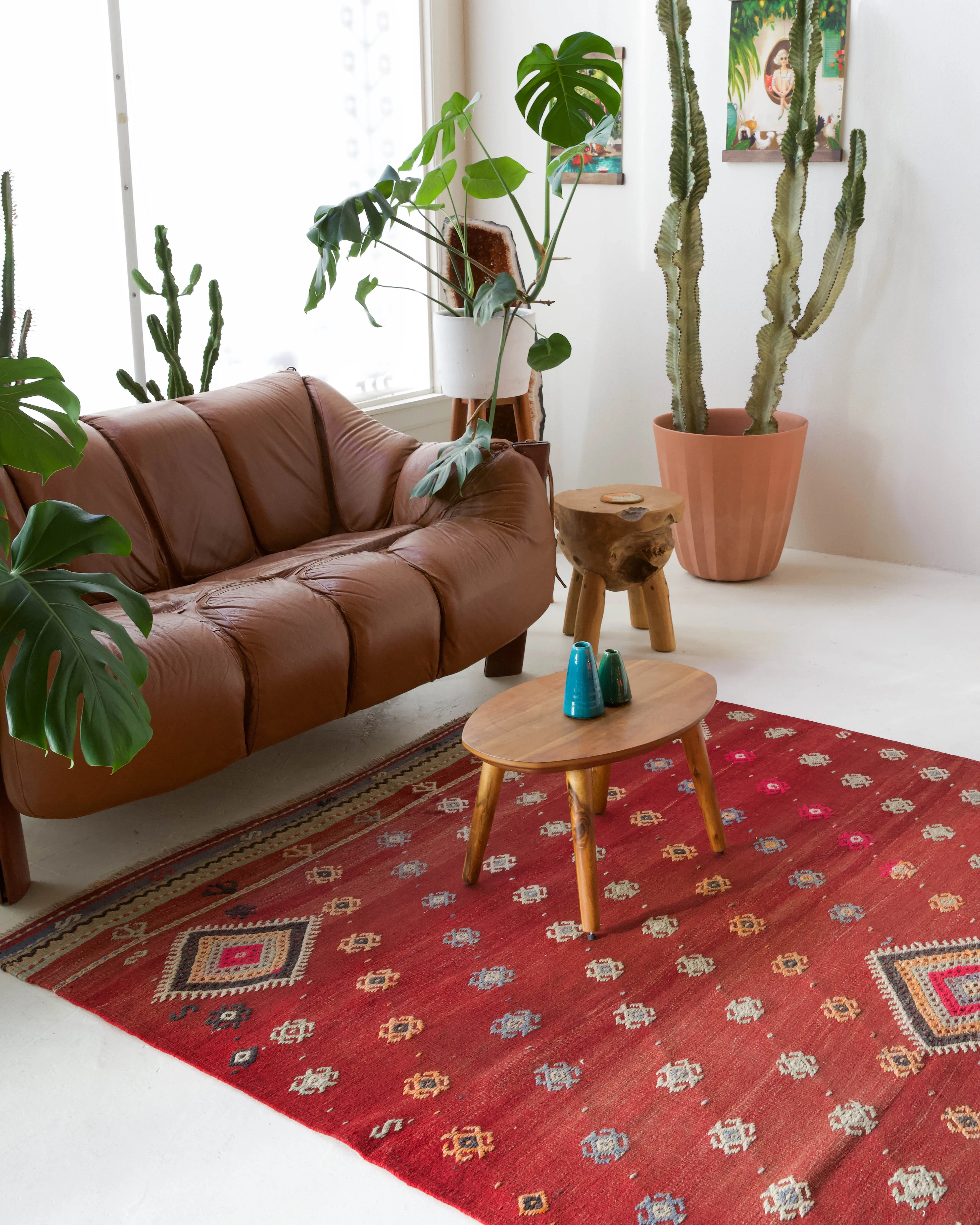 Vintage Manisa Kilim Rug 5'10"x9'5"