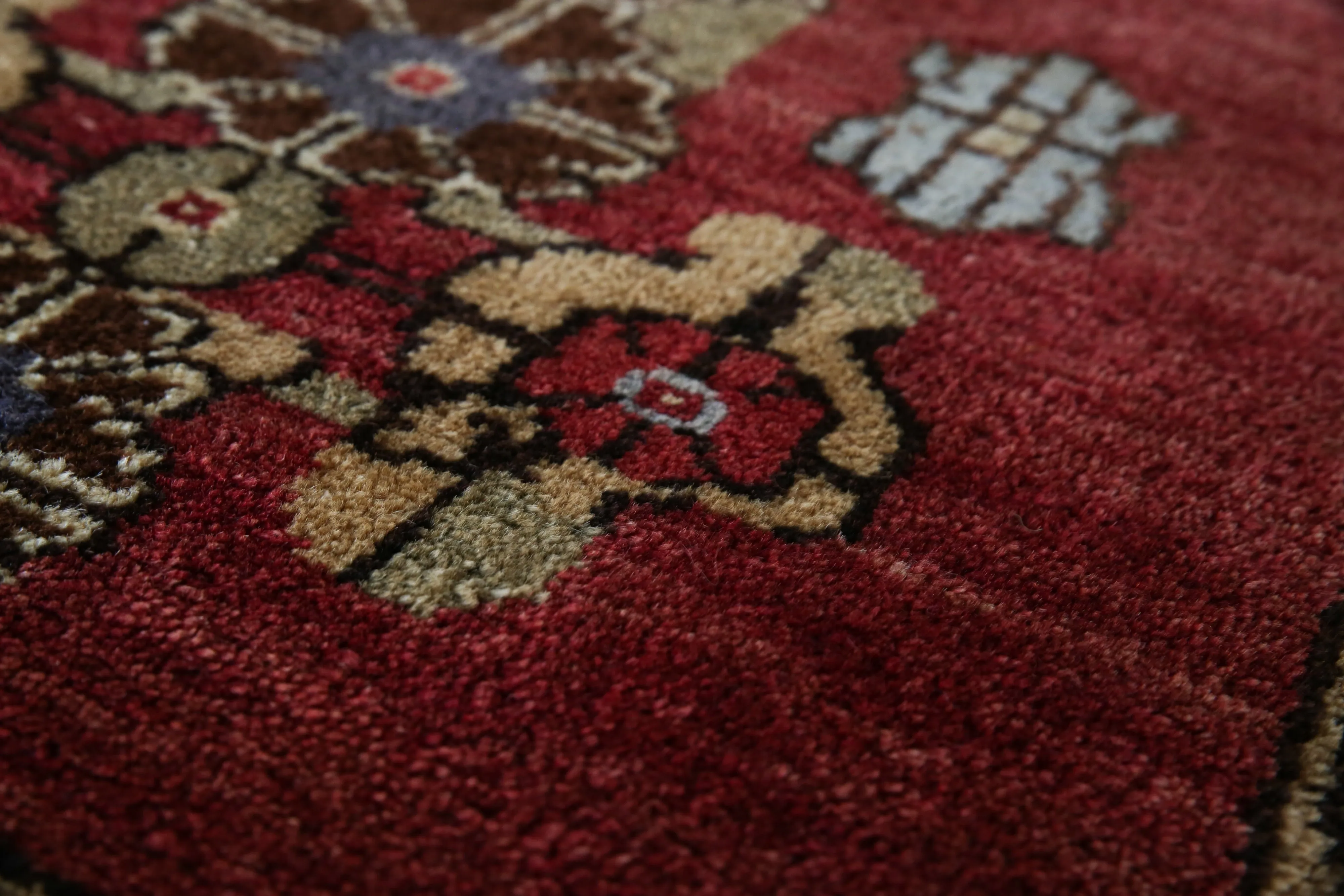 Vintage Mini Turkish Rug 1.9ftx3.1ft