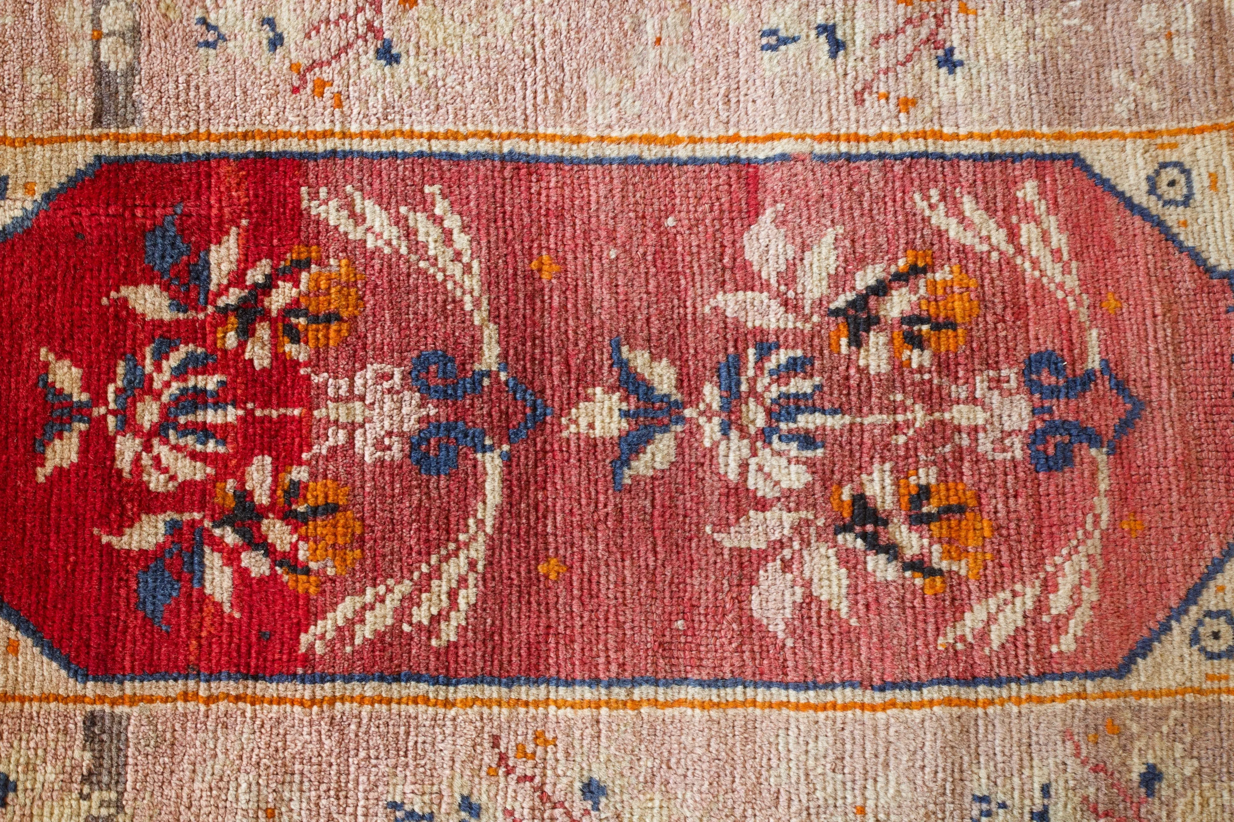 Vintage Mini Turkish Rug 24"x45"