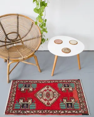 Vintage Mini Turkish Rug
