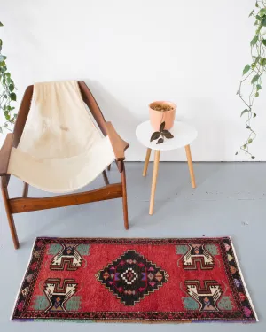 Vintage Mini Turkish Rug
