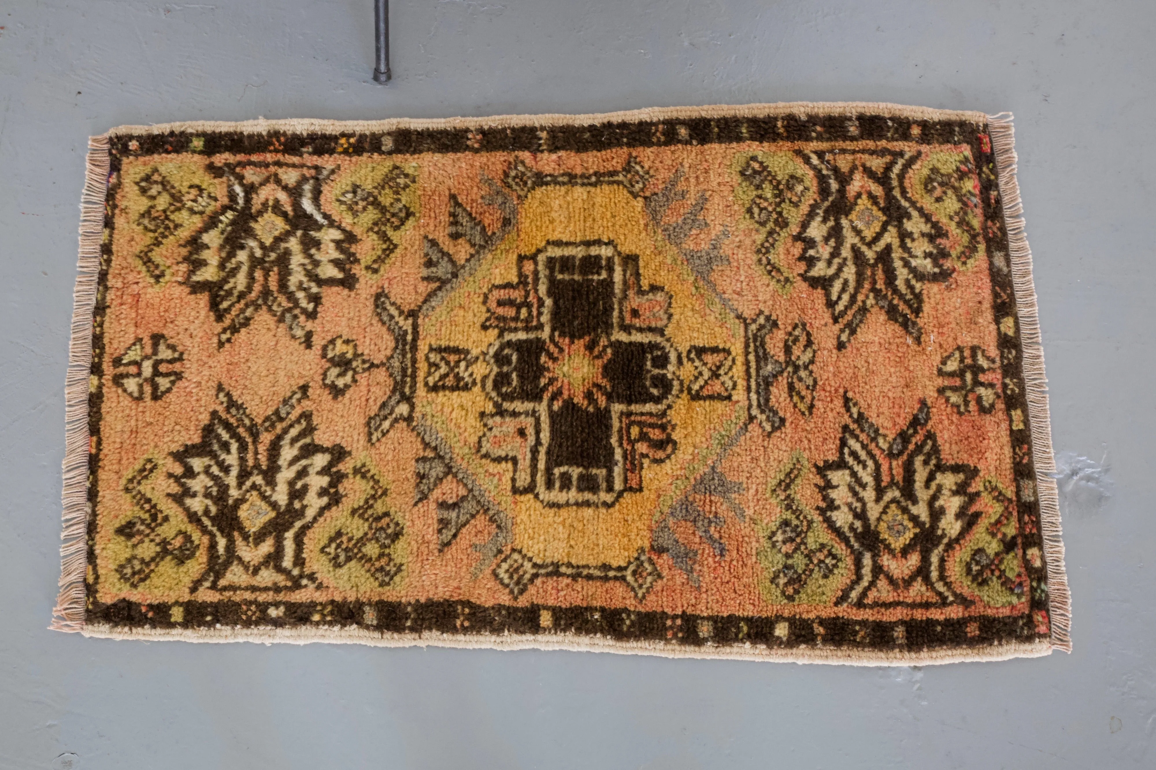 Vintage Mini Turkish Rug