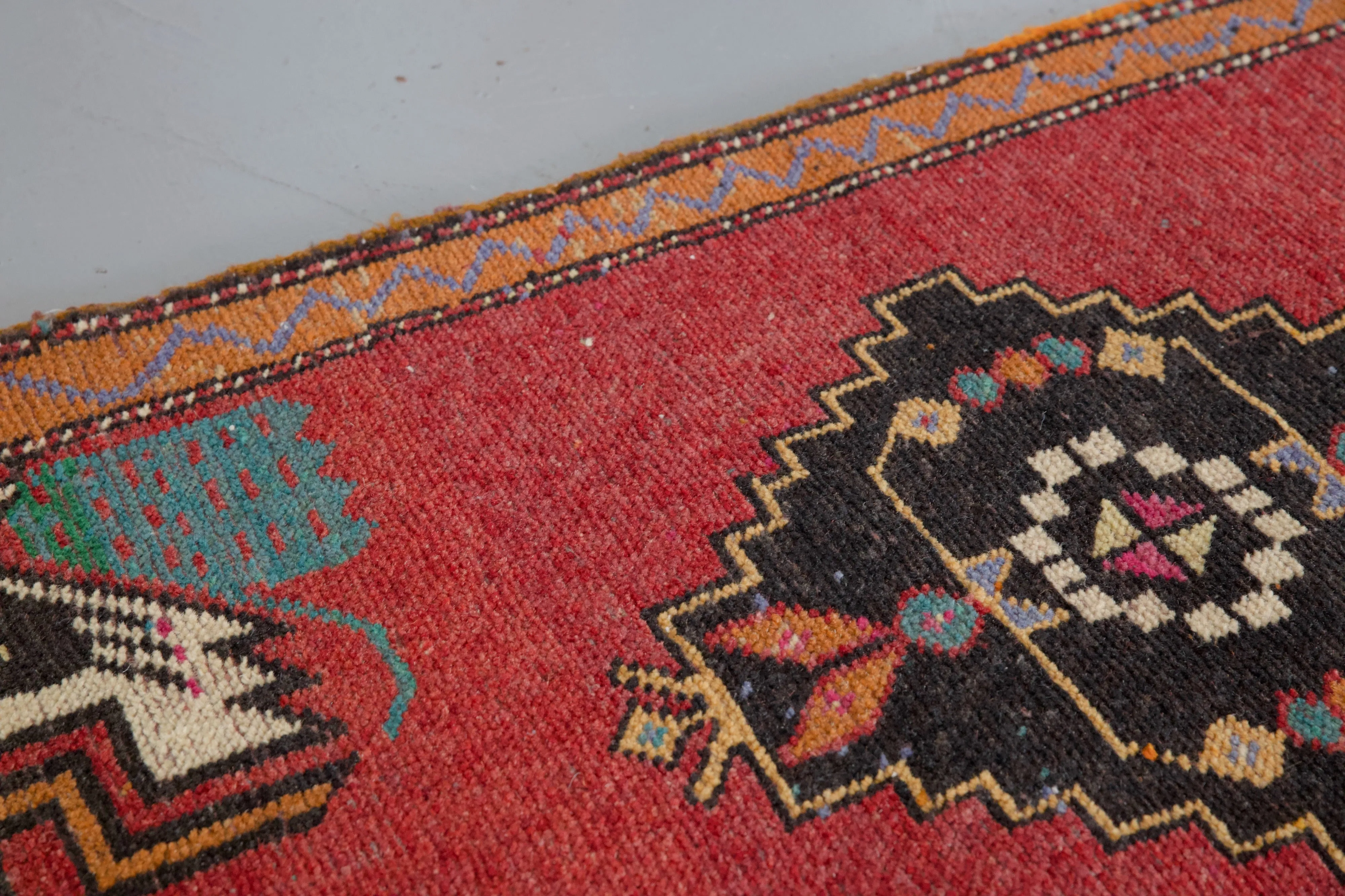 Vintage Mini Turkish Rug