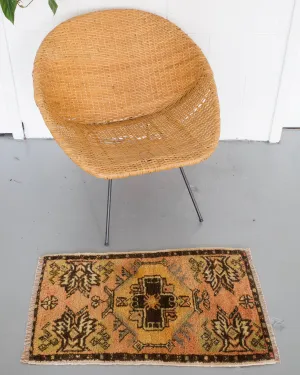 Vintage Mini Turkish Rug