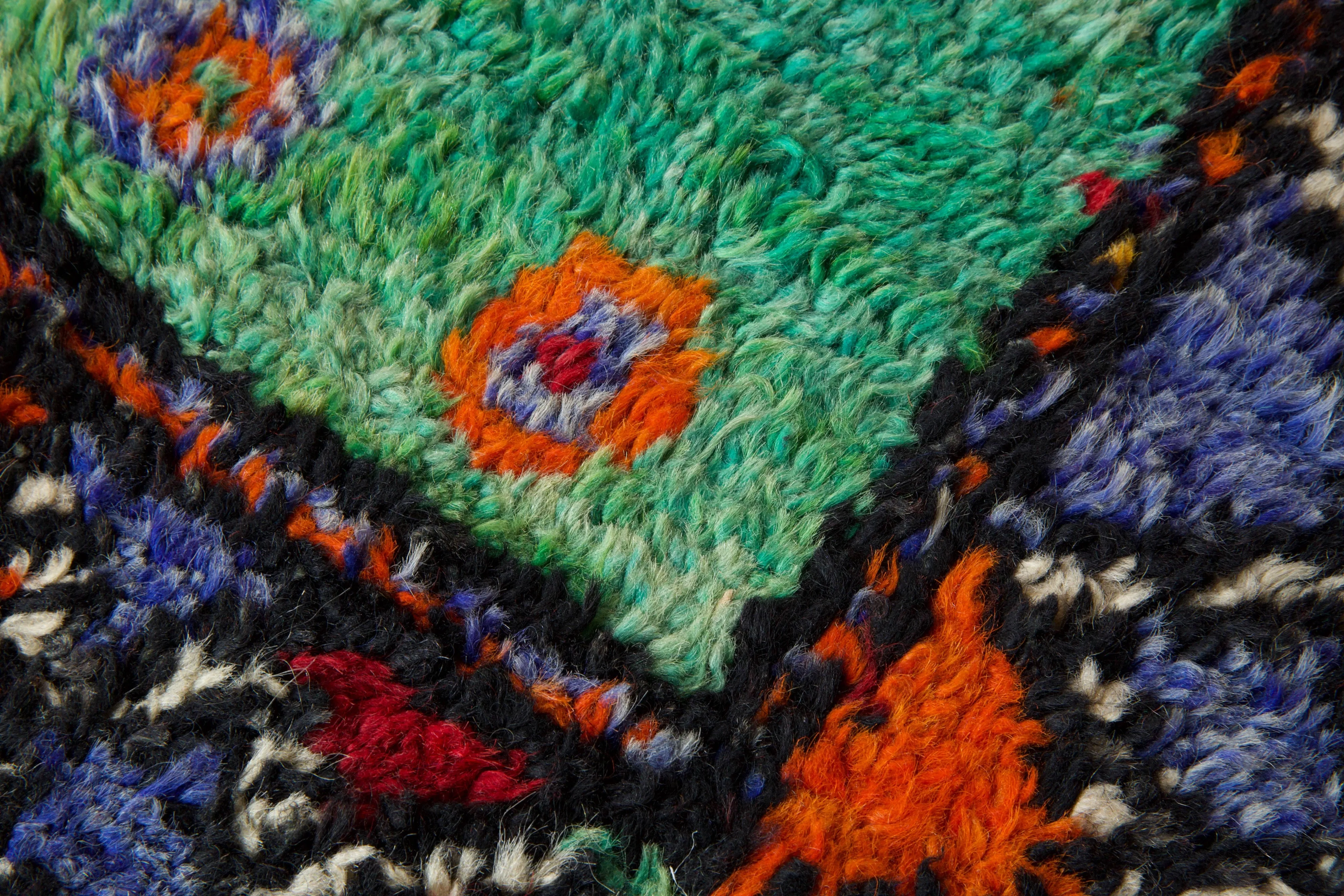 Vintage Oushak Rug 4'10"x6'8""