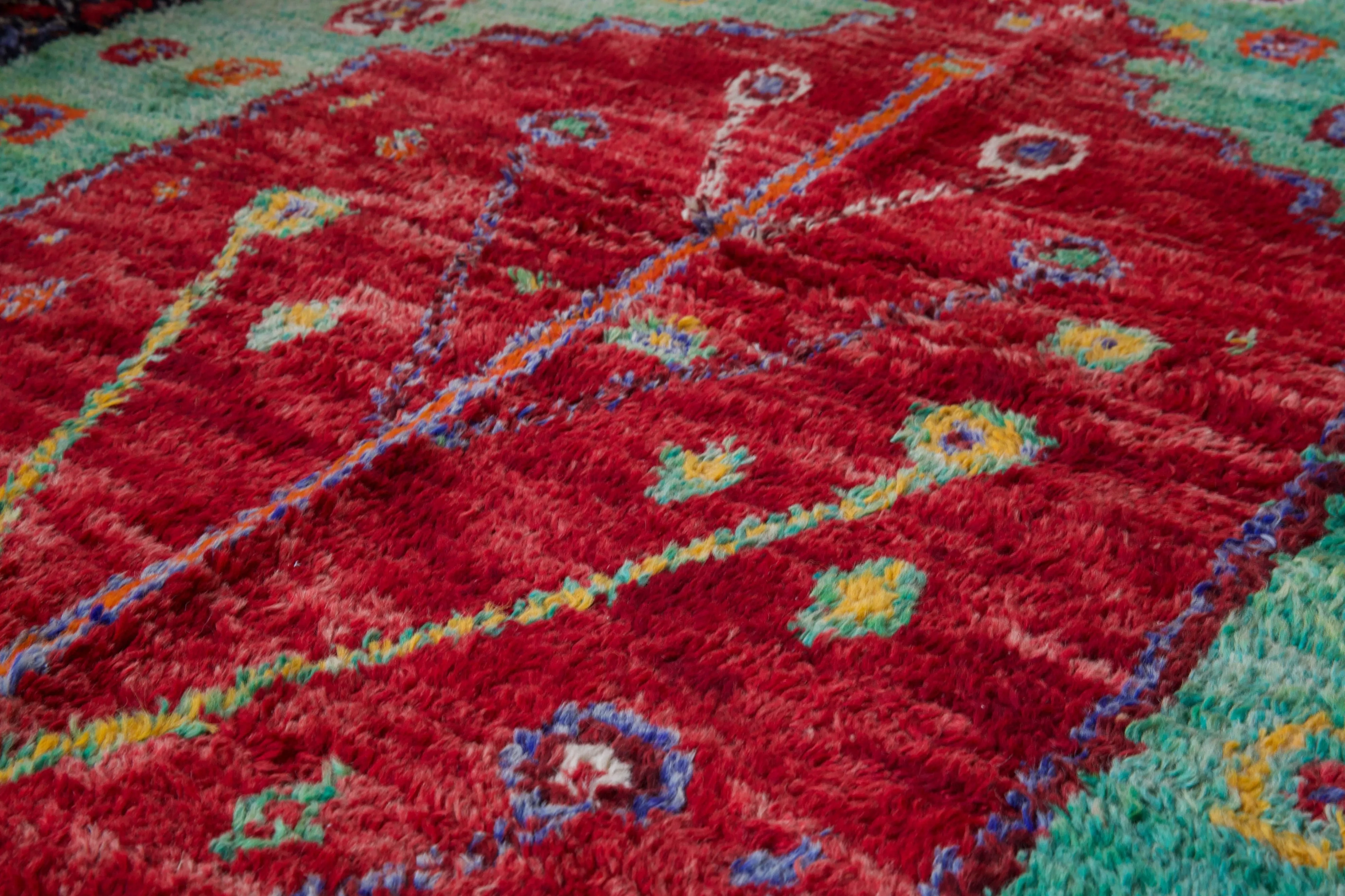Vintage Oushak Rug 4'10"x6'8""