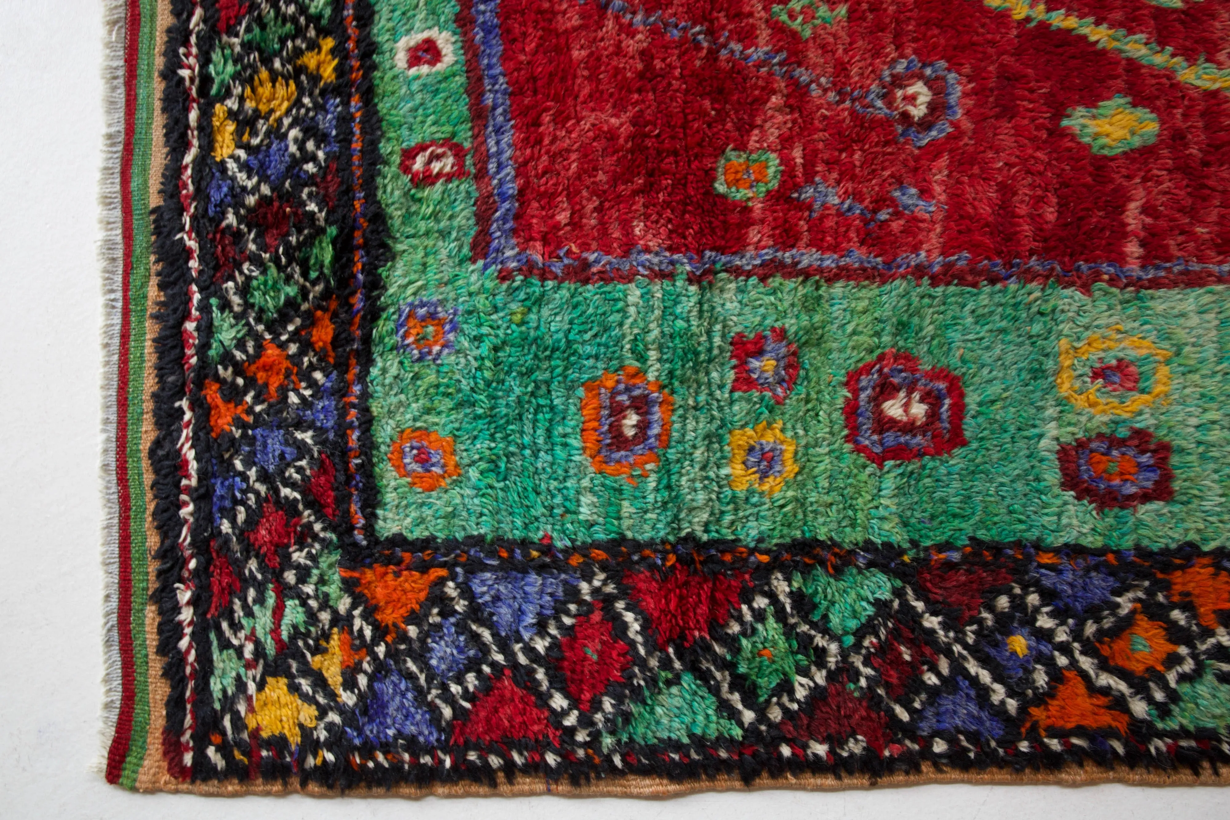 Vintage Oushak Rug 4'10"x6'8""