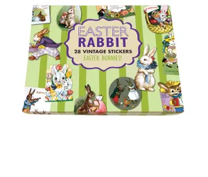 Vintage Stickers : Easter Bunnies!