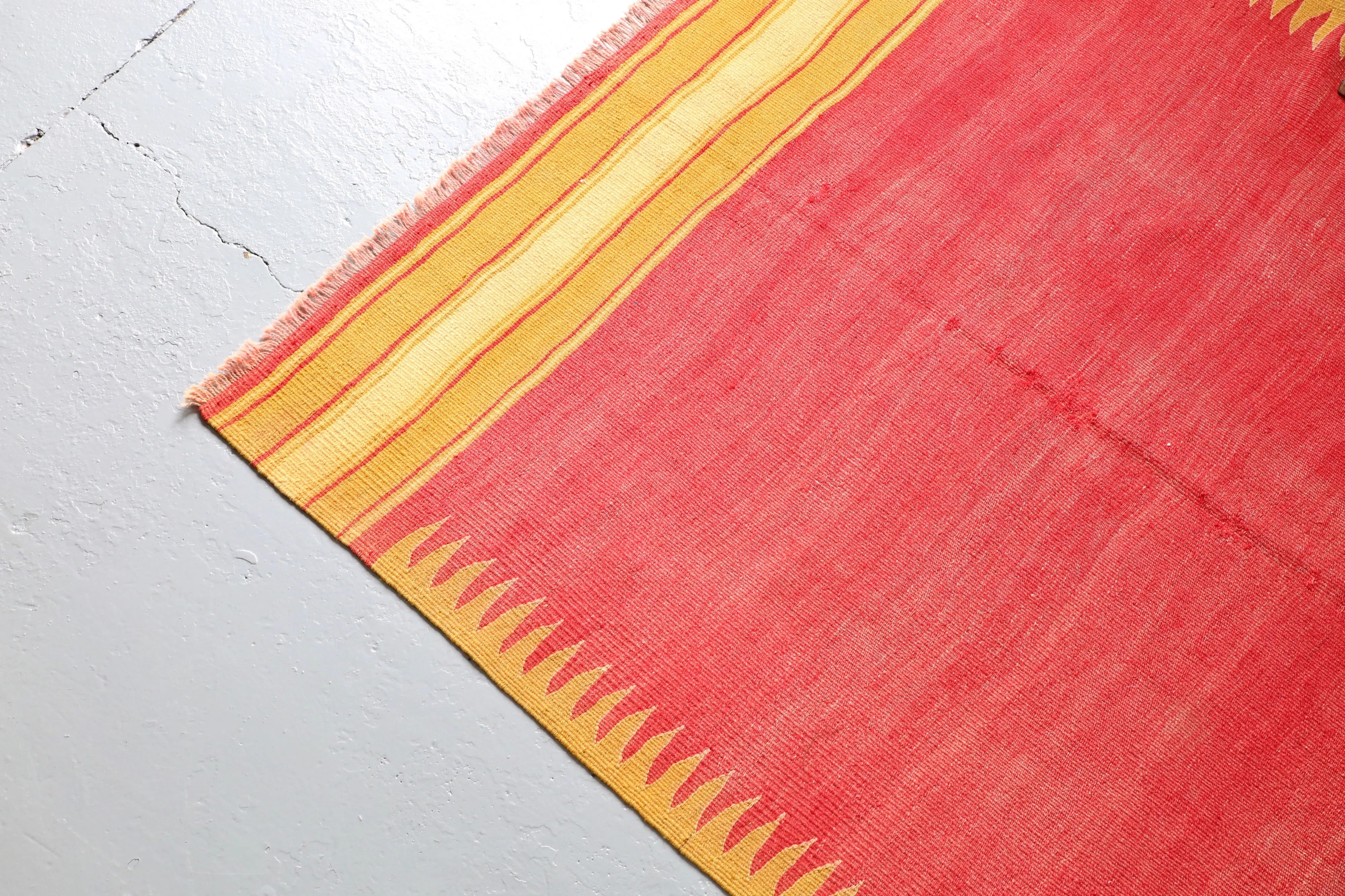 Vintage Turkish Bodrum Kilim Rug 4'6"x8'6"
