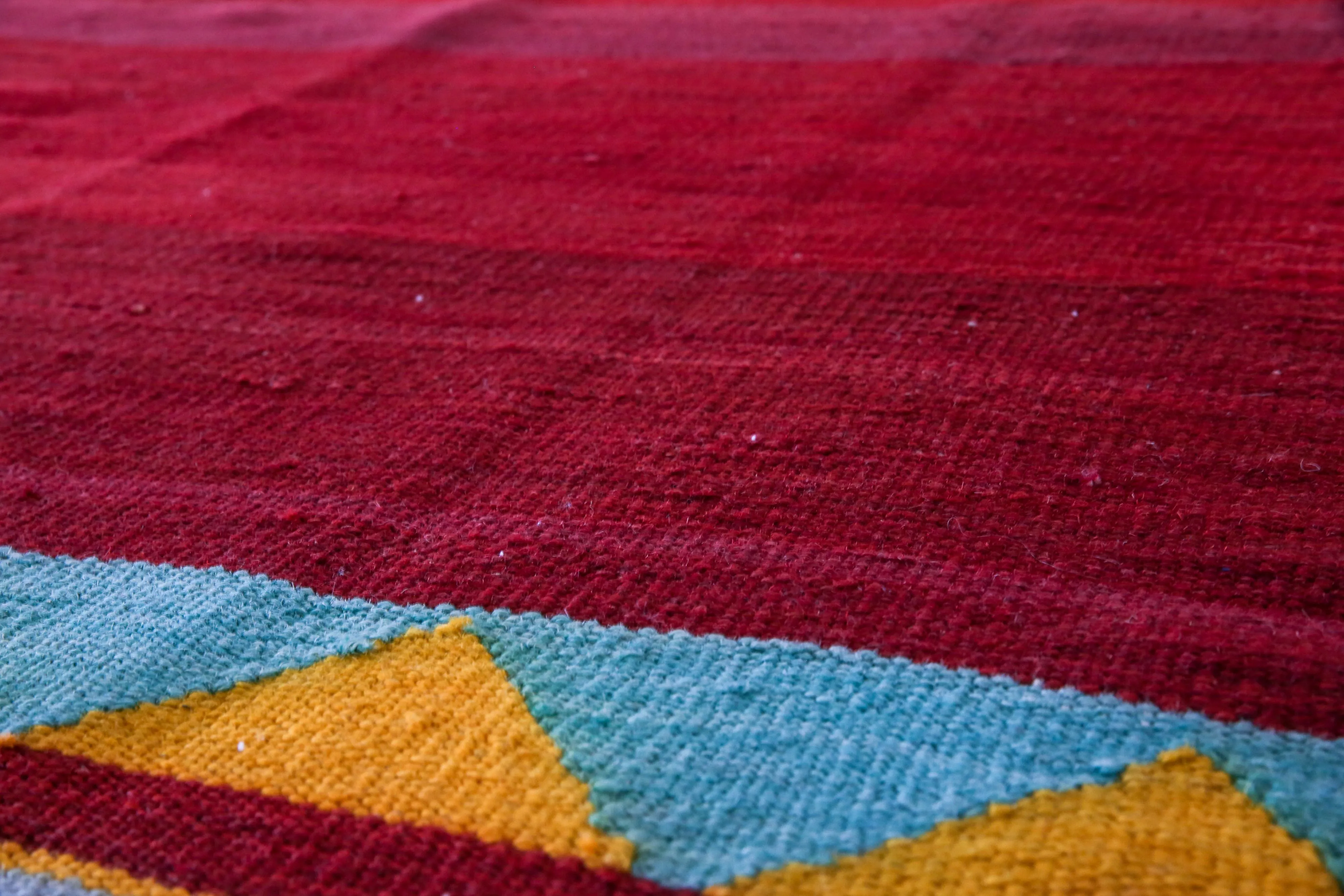 Vintage Turkish Bodrum Kilim Rug 4'7"x8'4"