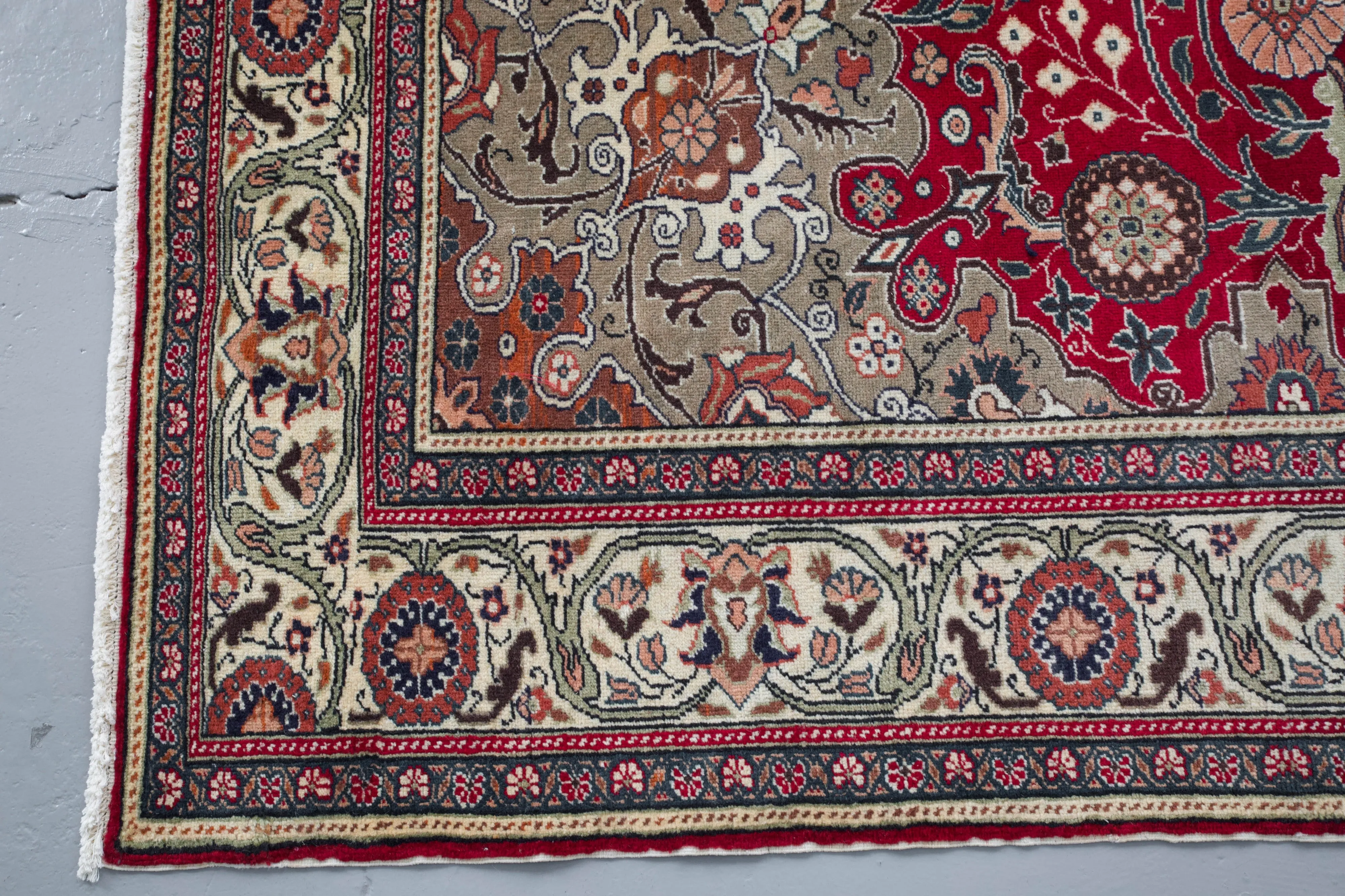 Vintage Turkish Kayseri Rug