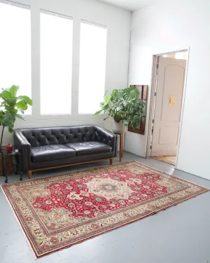 Vintage Turkish Kayseri Rug