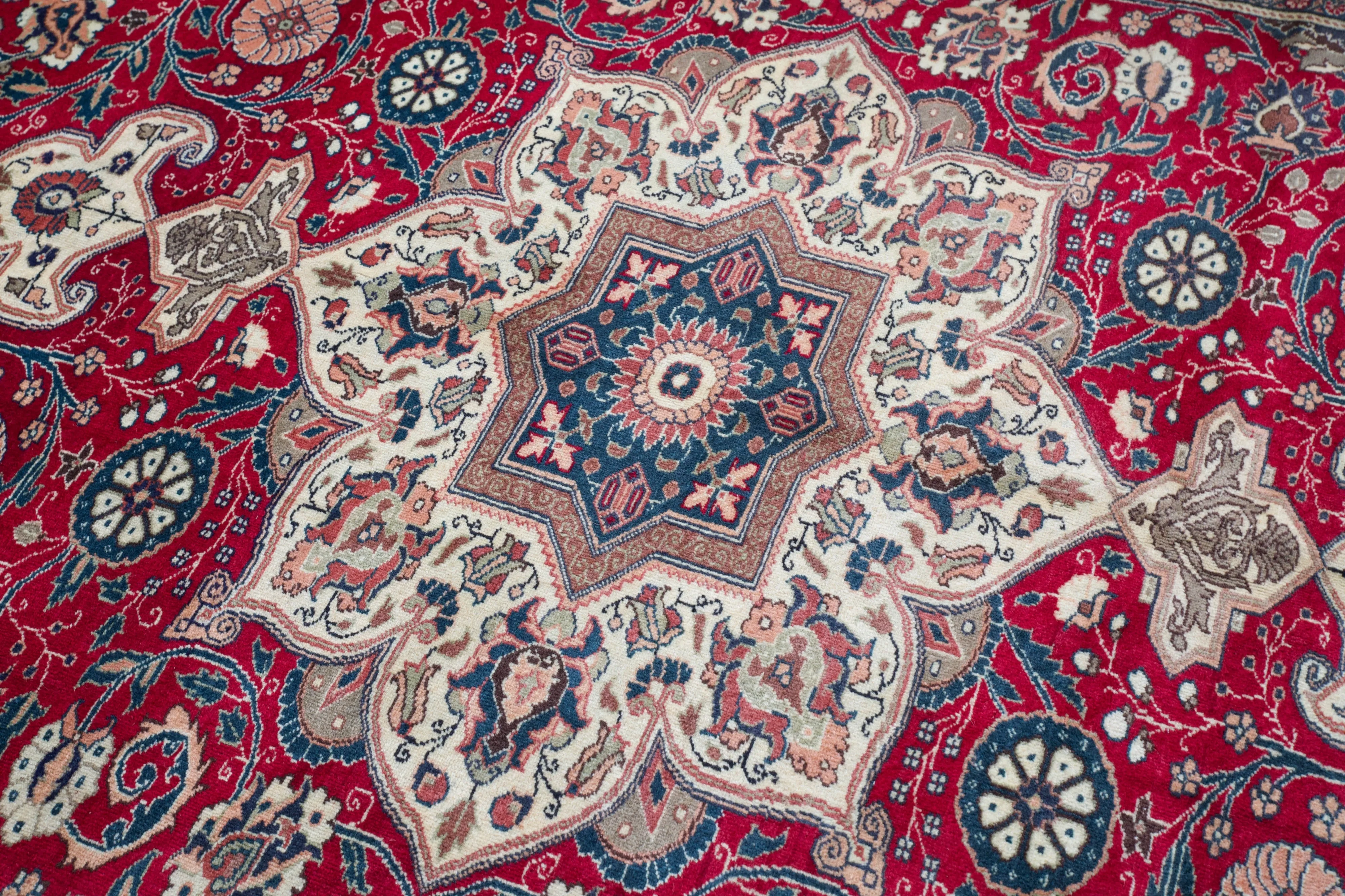 Vintage Turkish Kayseri Rug