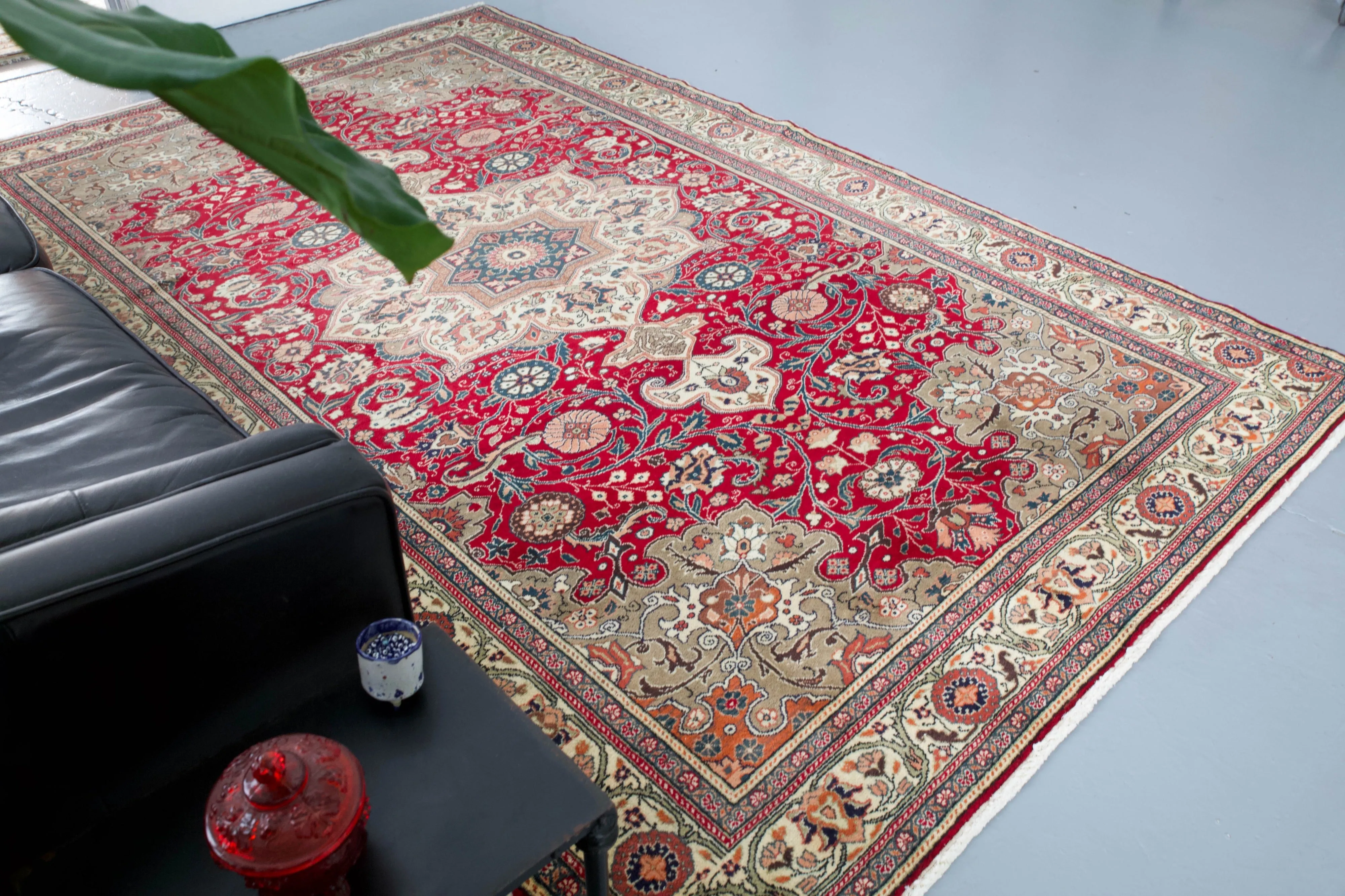 Vintage Turkish Kayseri Rug