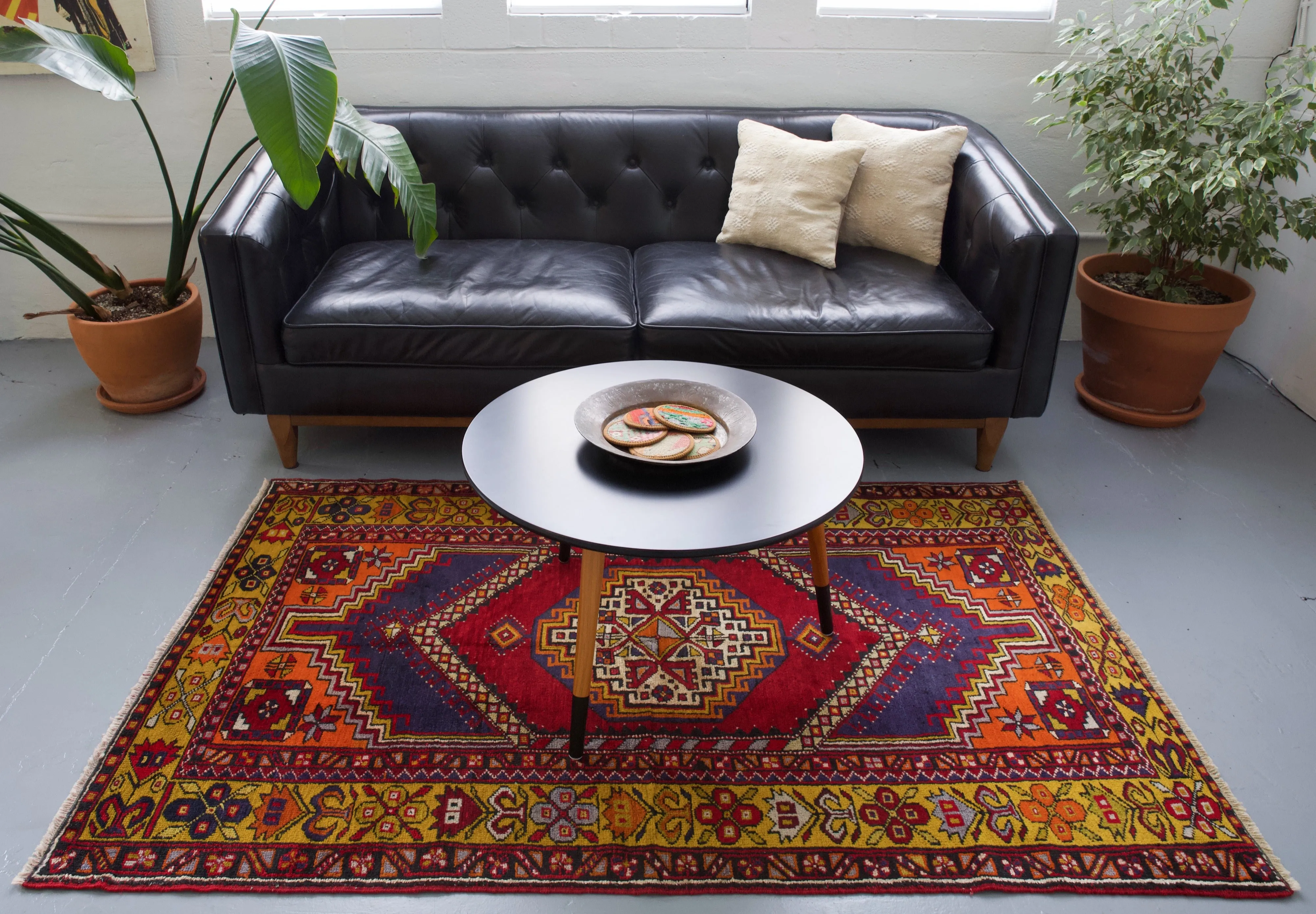 Vintage Turkish Ortakoy Rug