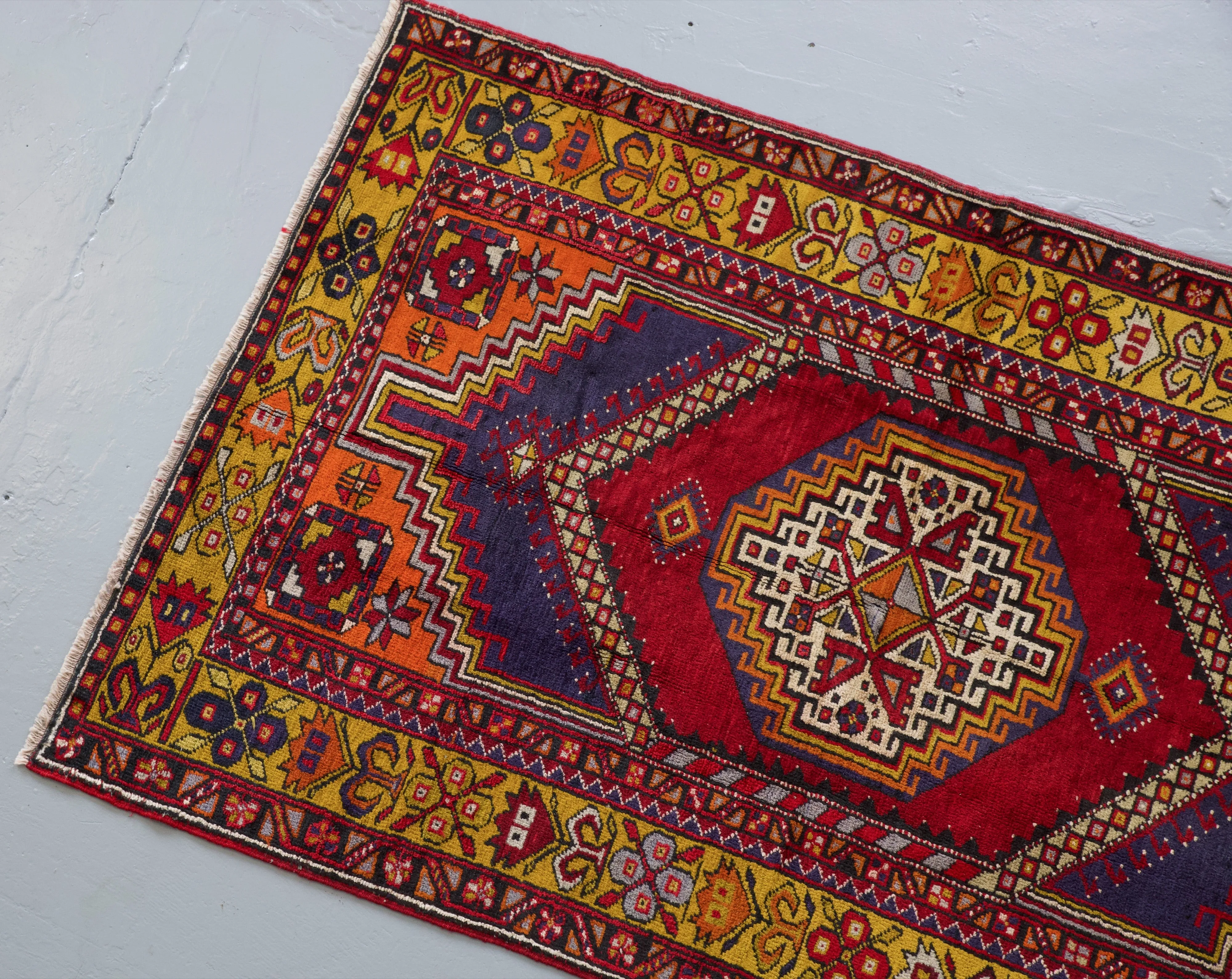 Vintage Turkish Ortakoy Rug