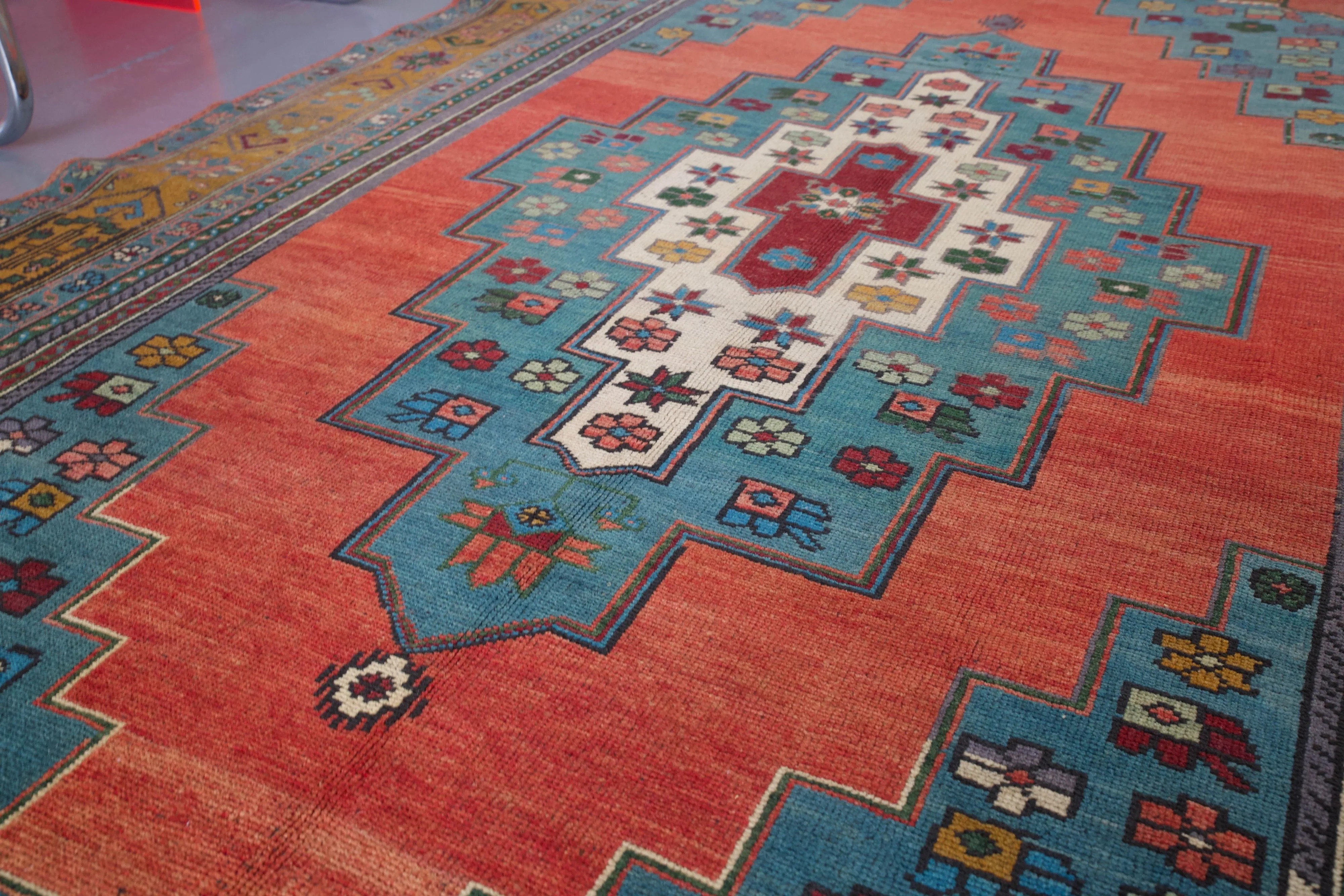 Vintage Turkish Taspinar Rug