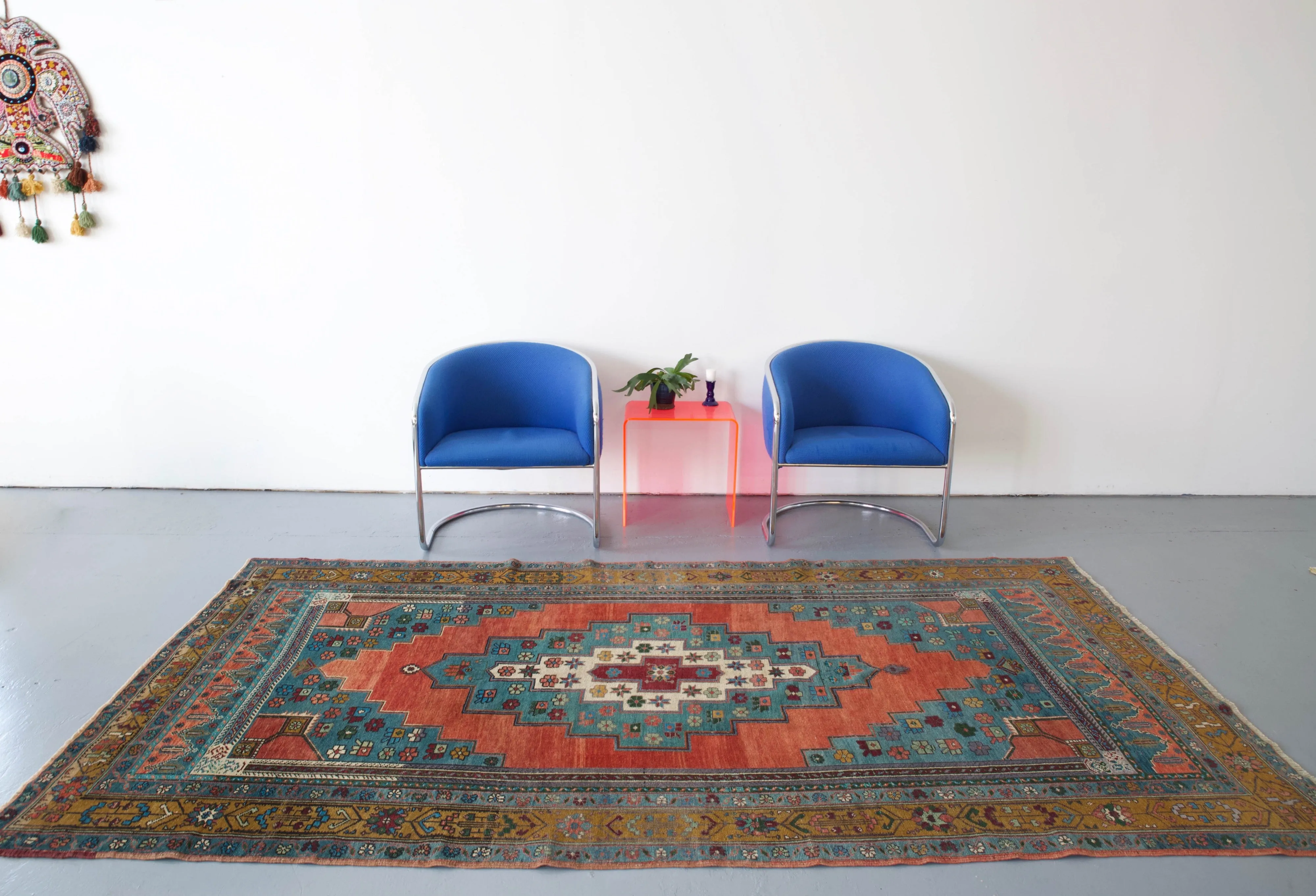 Vintage Turkish Taspinar Rug