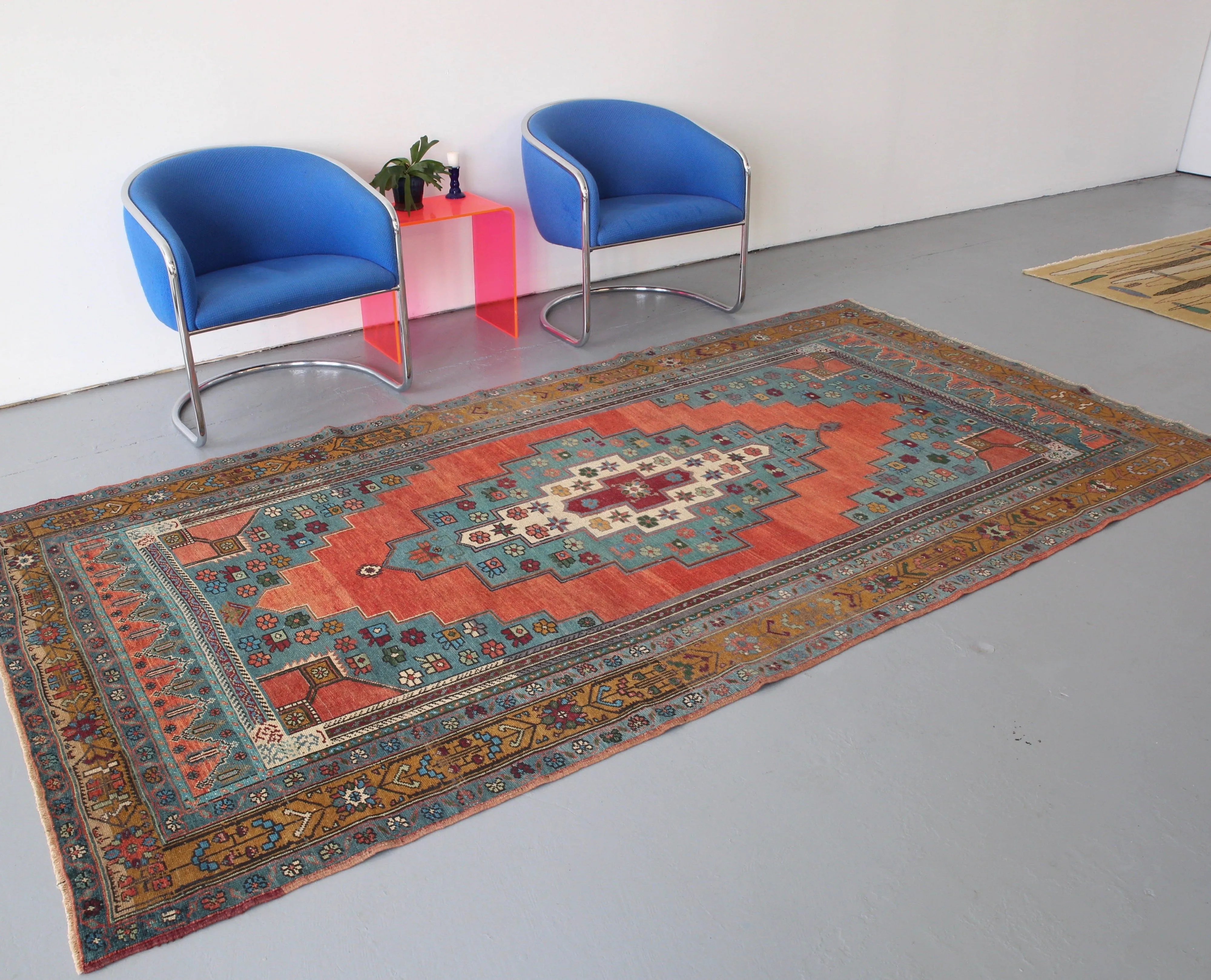 Vintage Turkish Taspinar Rug