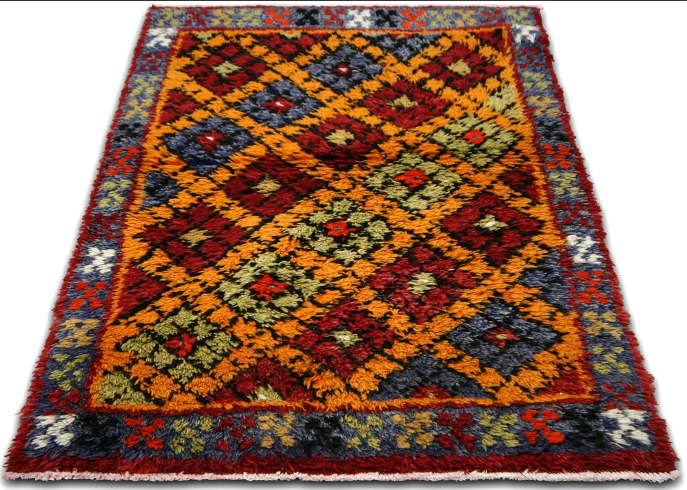 Vintage Turkish Tulu Rug - 2'7" x 4'1"