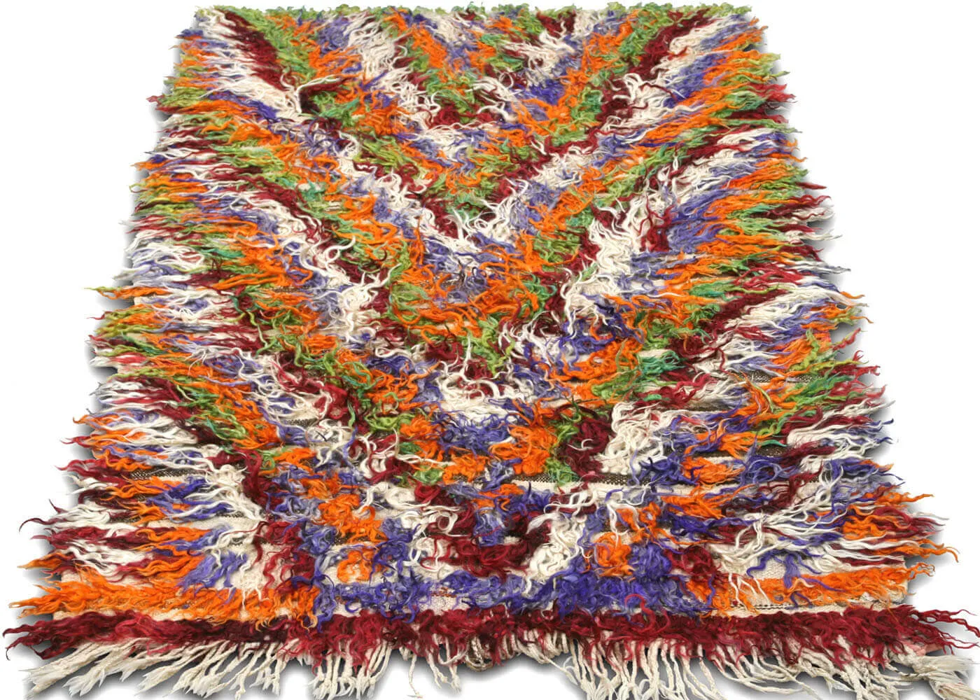 Vintage Turkish Tulu Rug - 3'11" x 7'1"