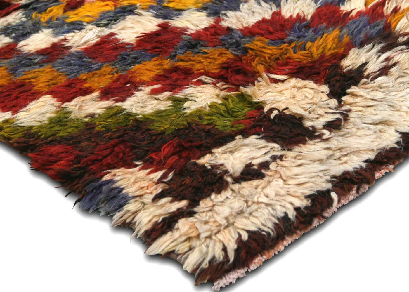 Vintage Turkish Tulu Rug - 3'9" x 4'9"