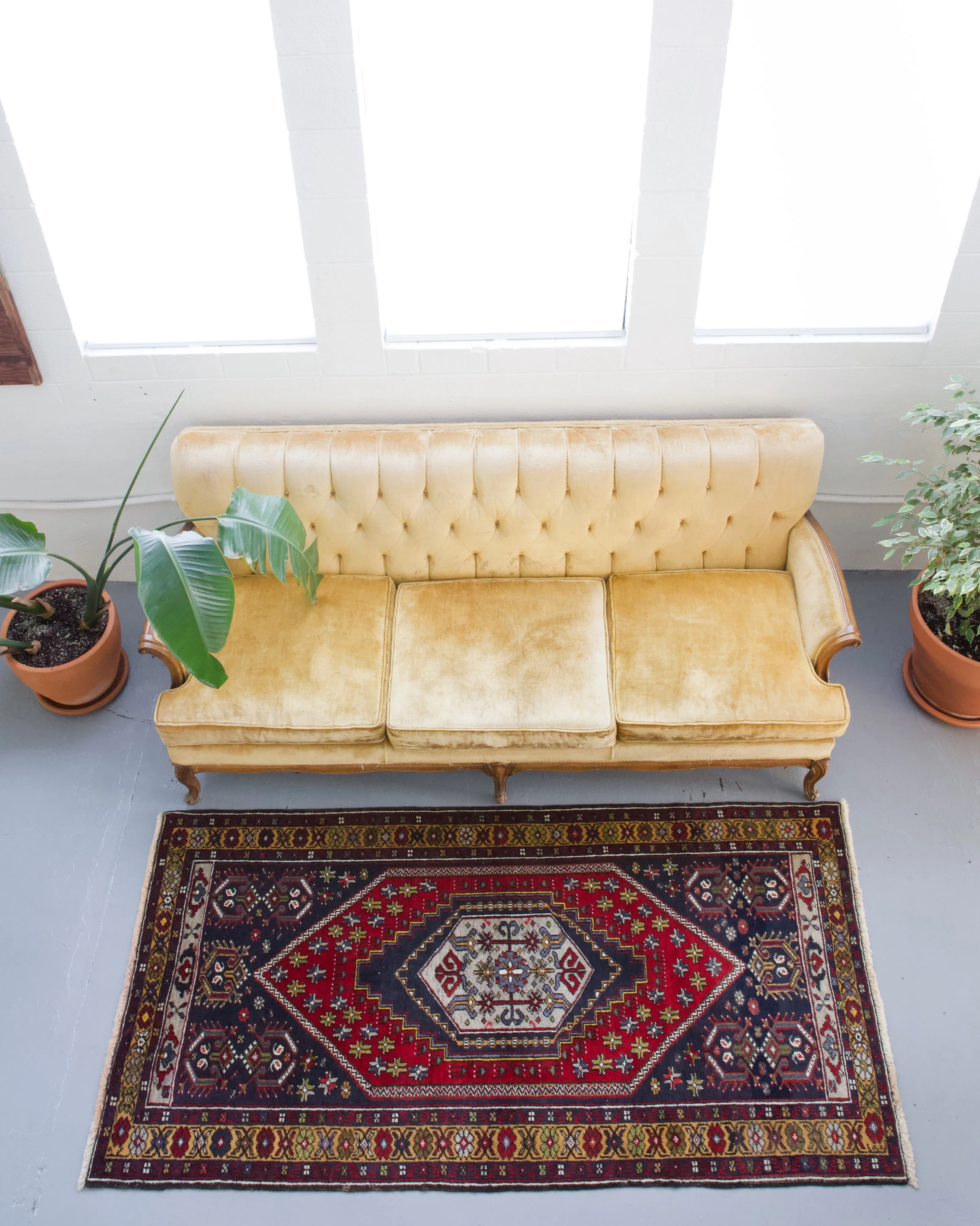 Vintage Turkish Yahyali Rug