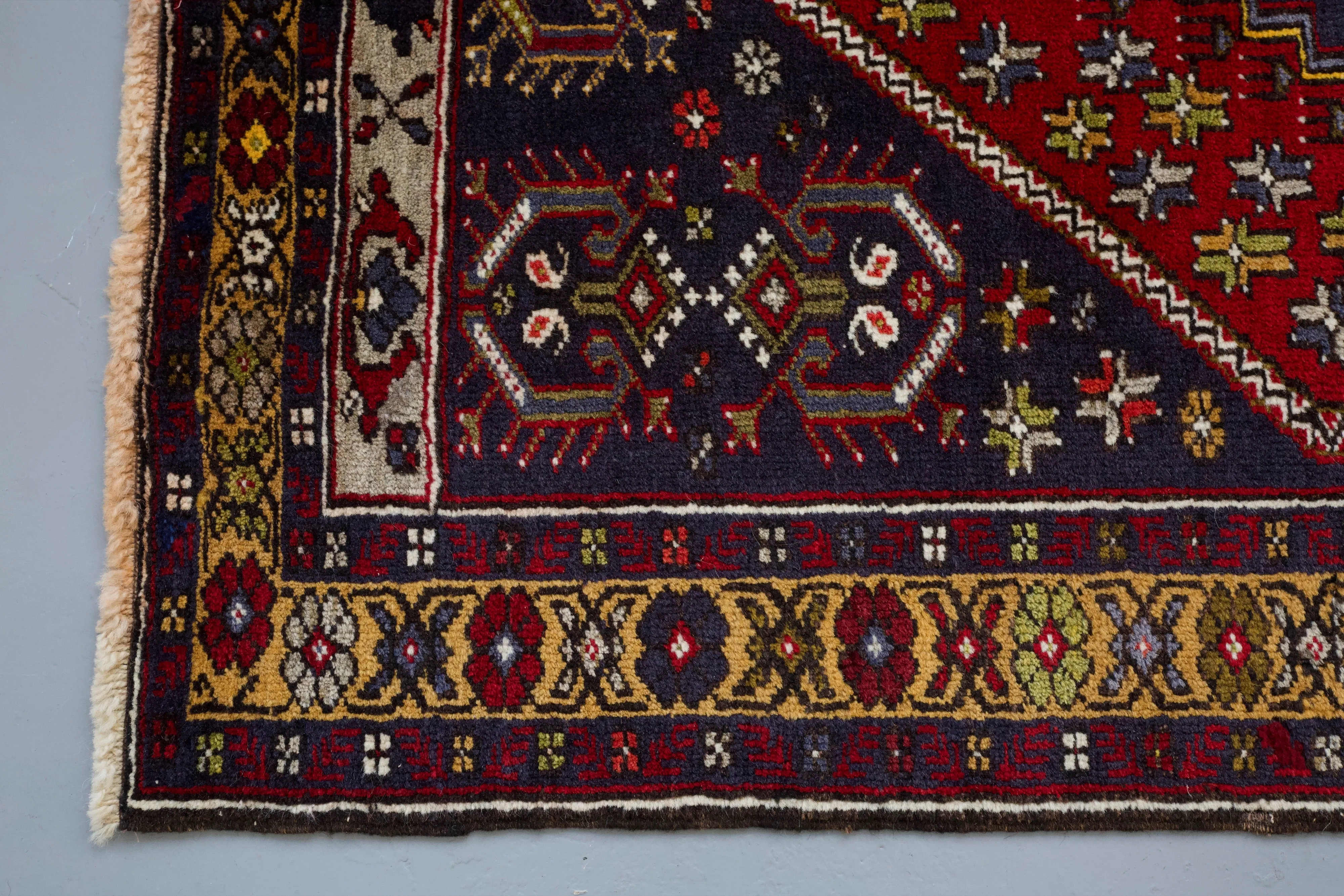 Vintage Turkish Yahyali Rug