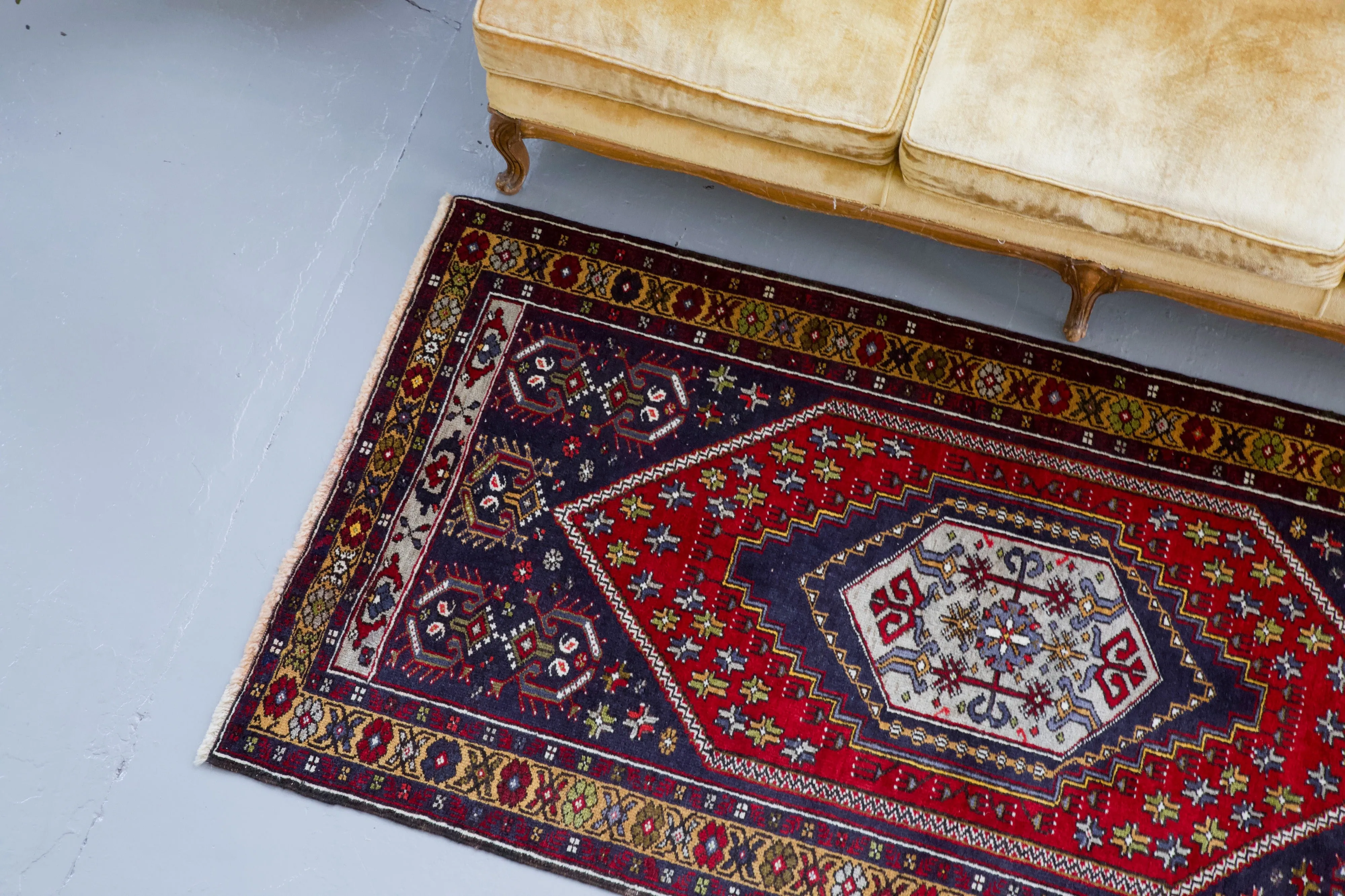 Vintage Turkish Yahyali Rug