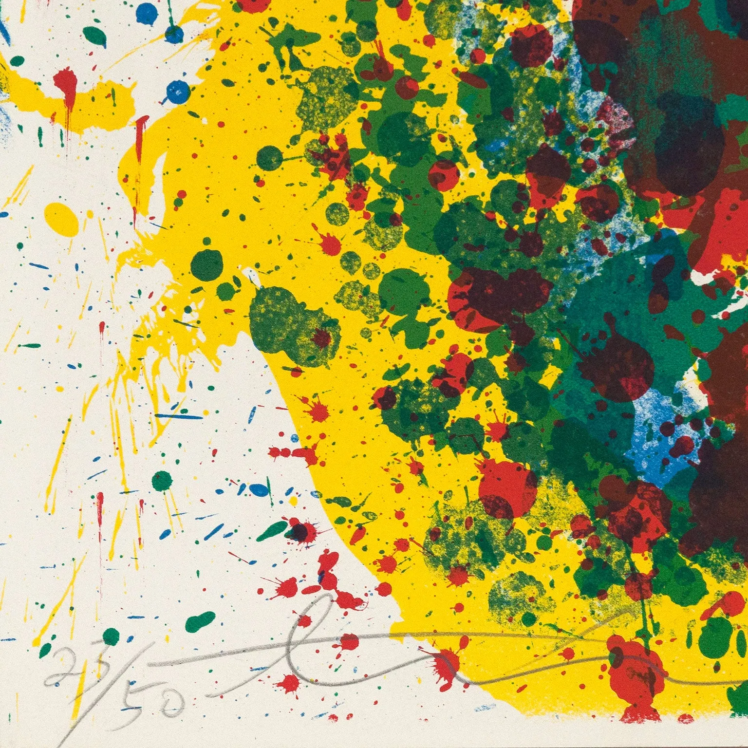 WALASSE TING "HOT AND SOUR" LITHO, 1969