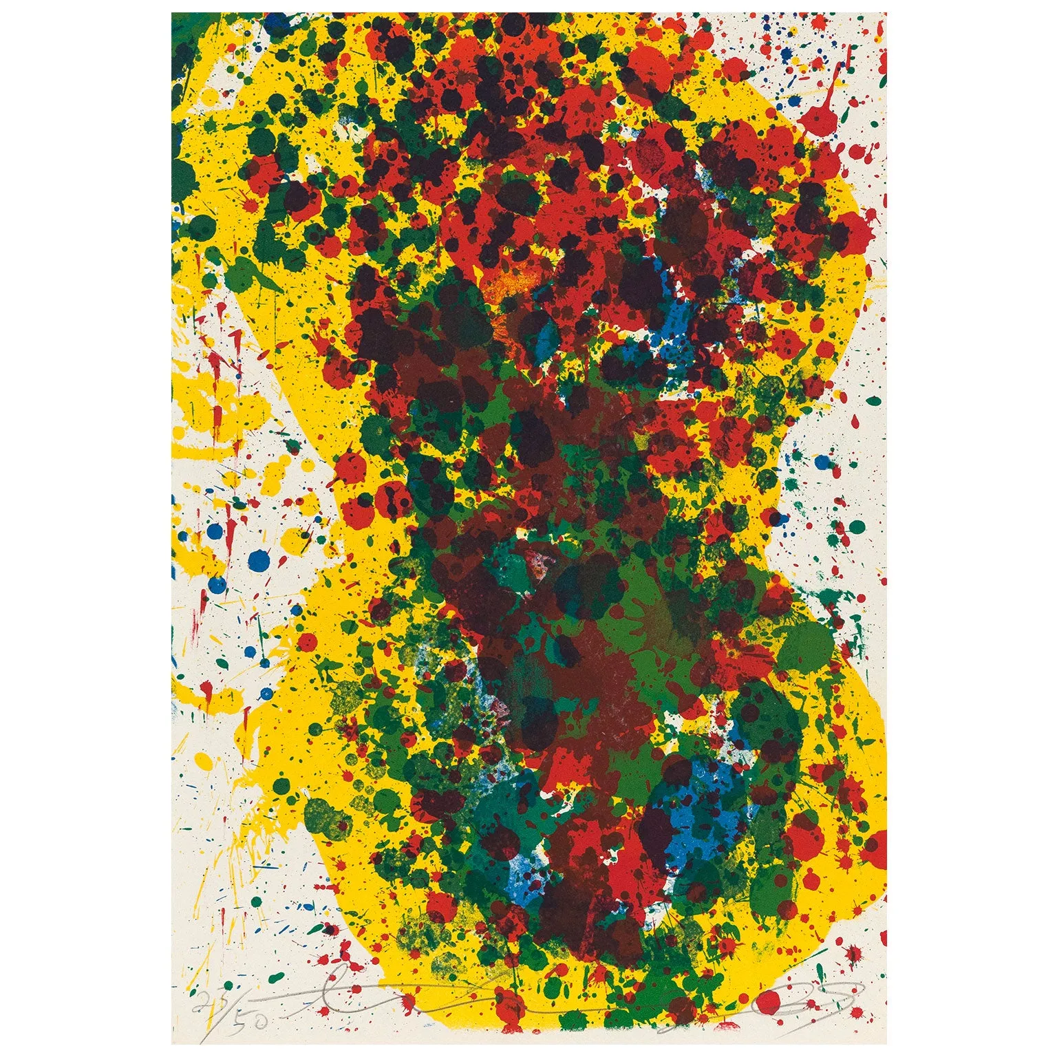WALASSE TING "HOT AND SOUR" LITHO, 1969
