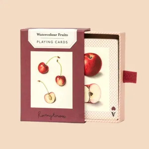 Watercolor Fruits Card Deck