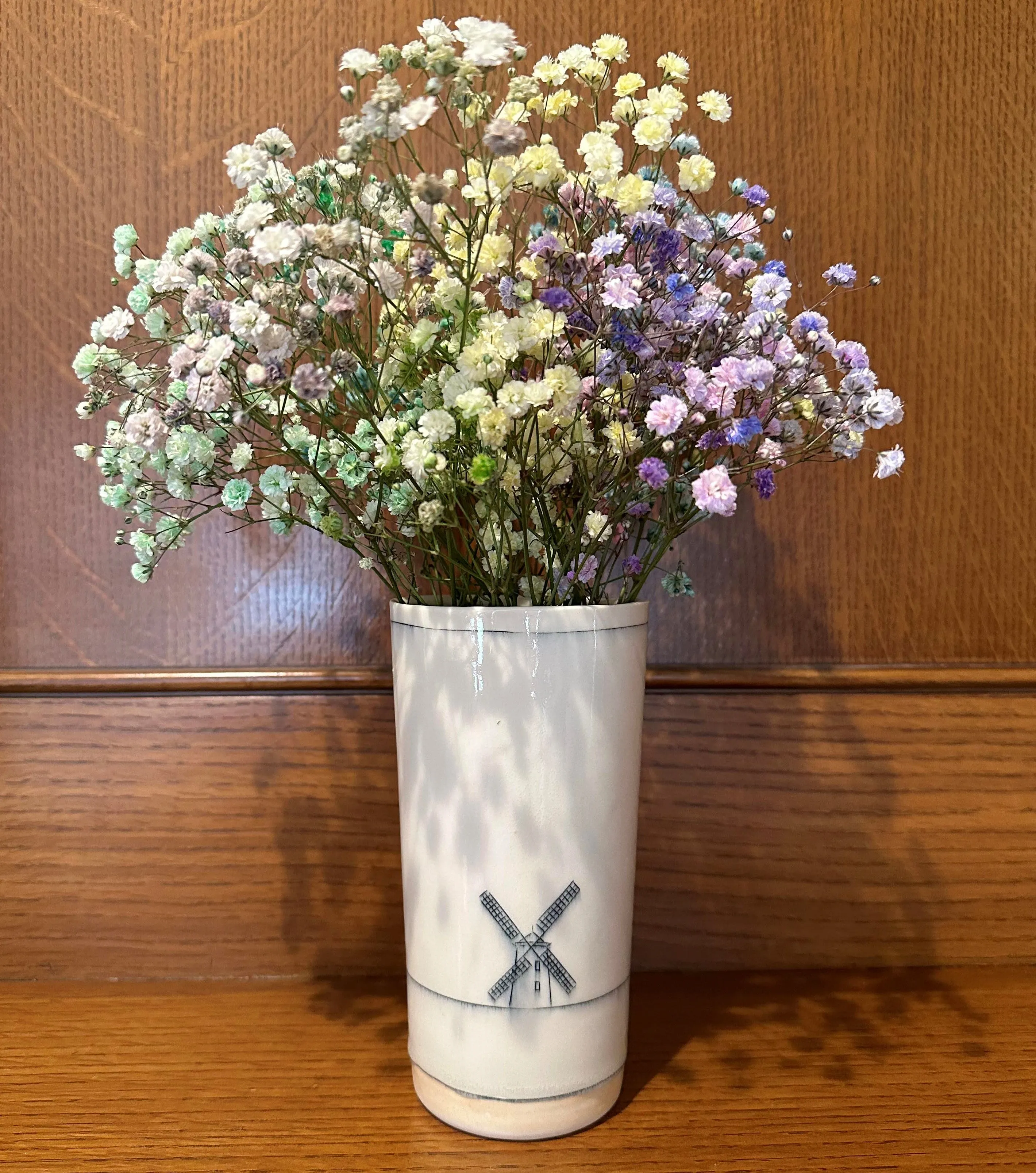 Windmill Tall Vase