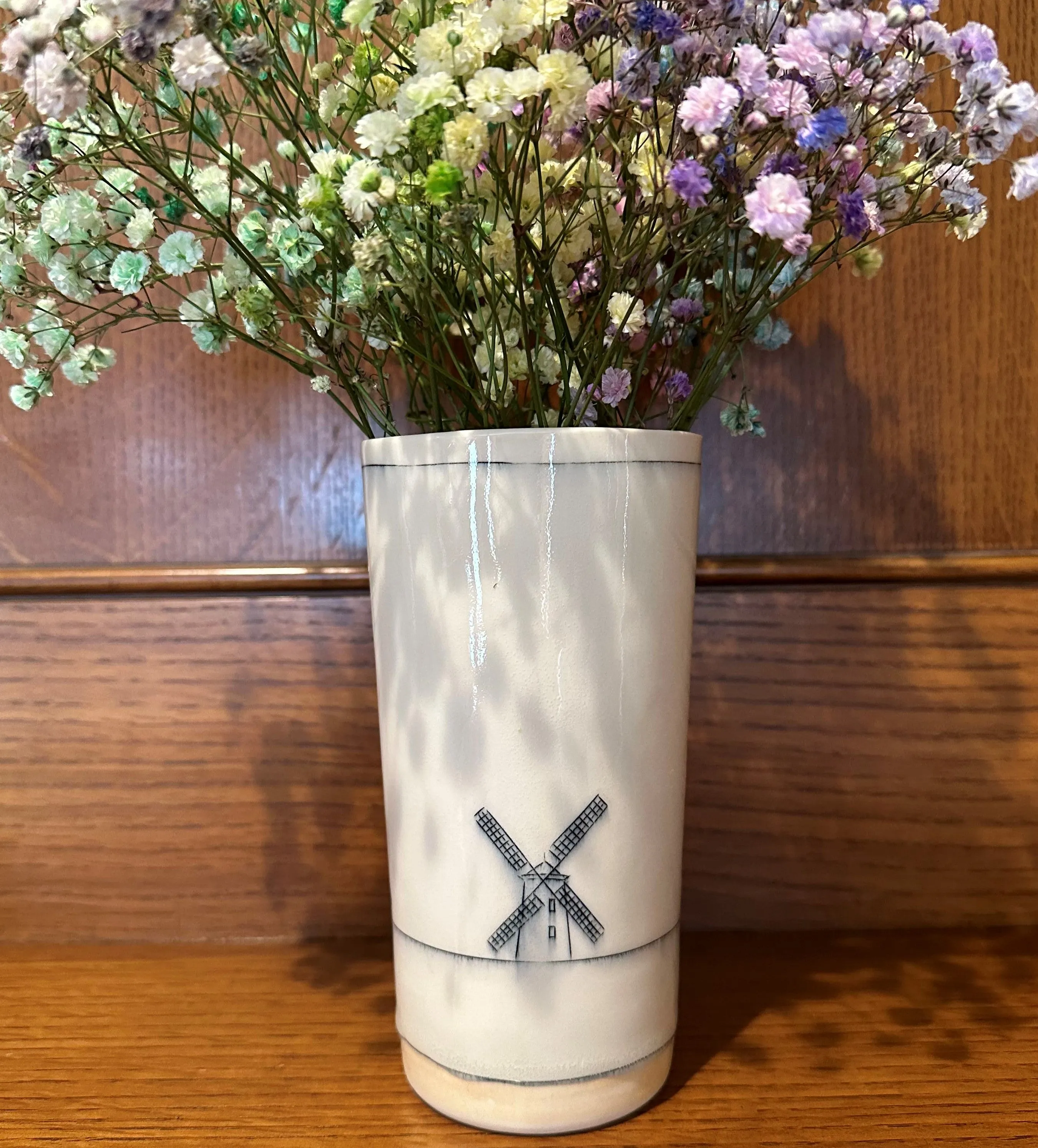 Windmill Tall Vase