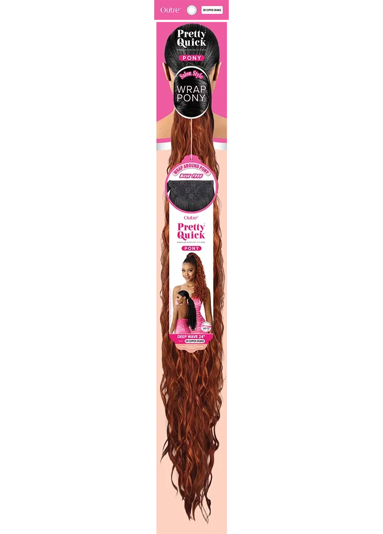 Wrap Pony Deep Wave 24"