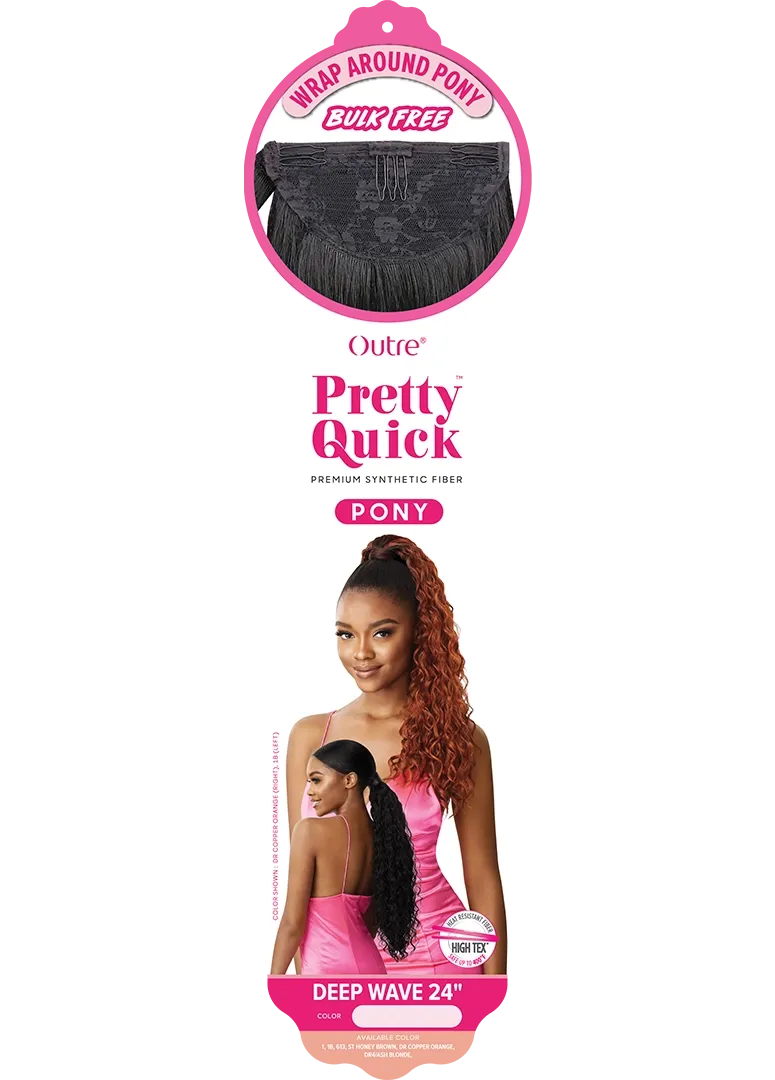 Wrap Pony Deep Wave 24"