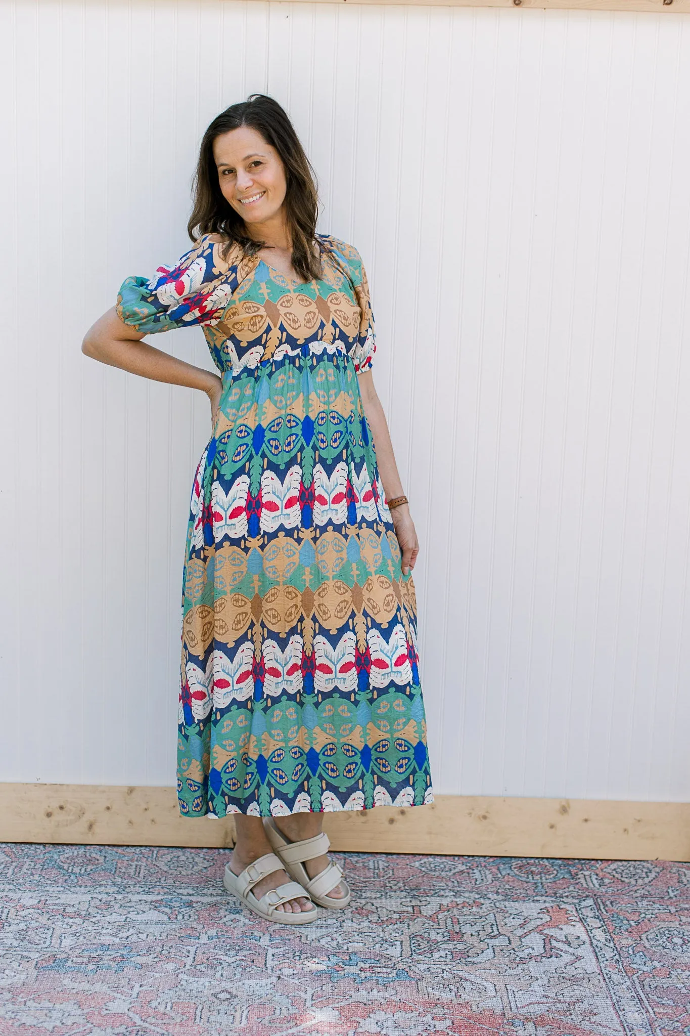 X Statement Abstract Print Maxi