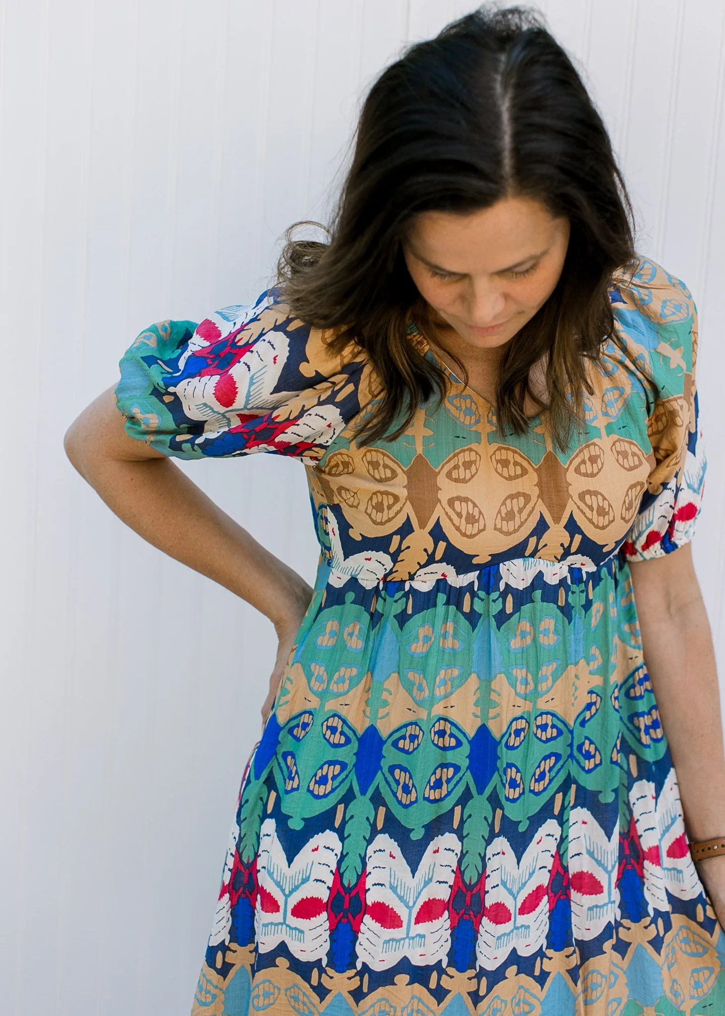 X Statement Abstract Print Maxi