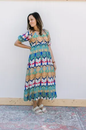 X Statement Abstract Print Maxi