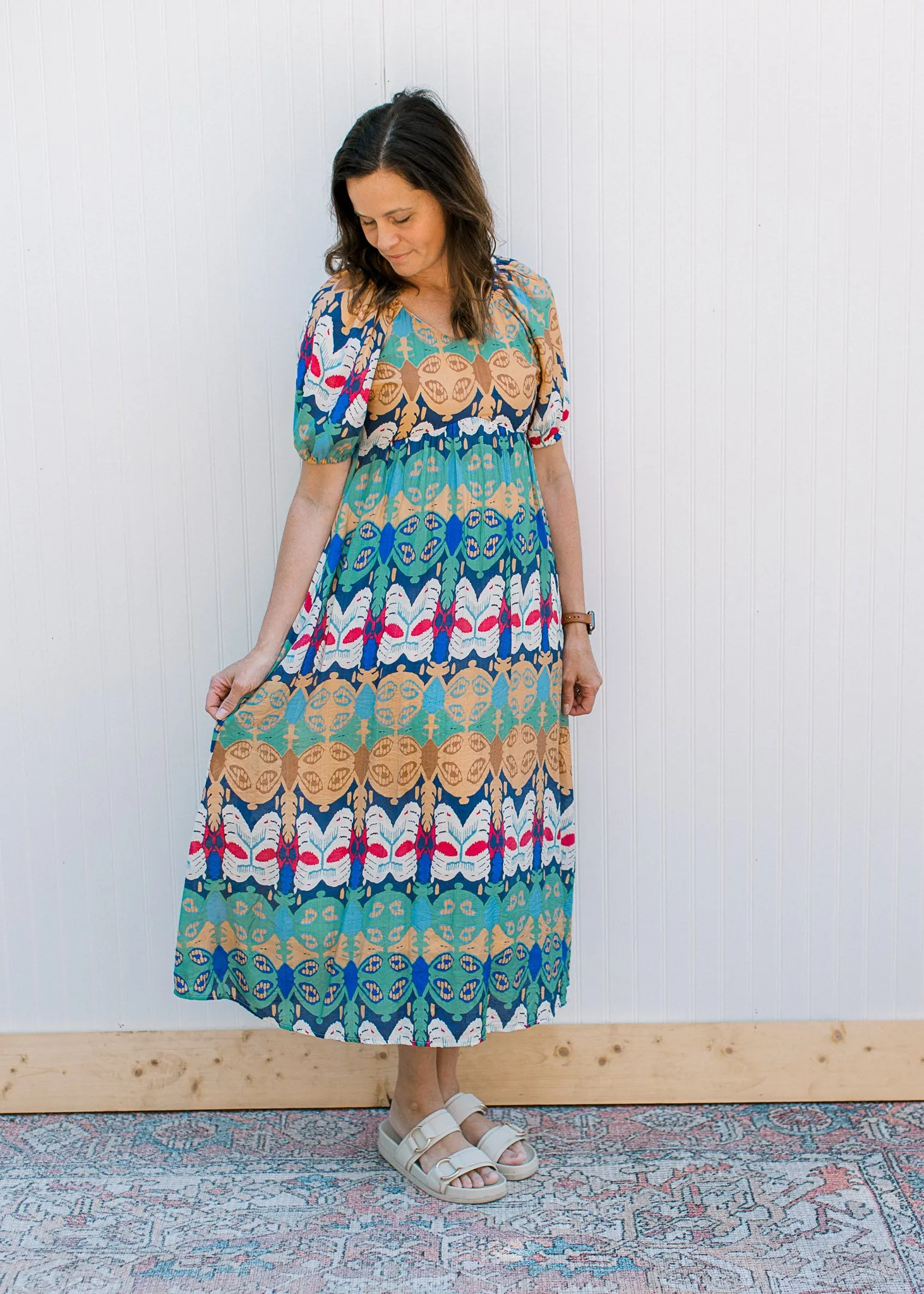 X Statement Abstract Print Maxi