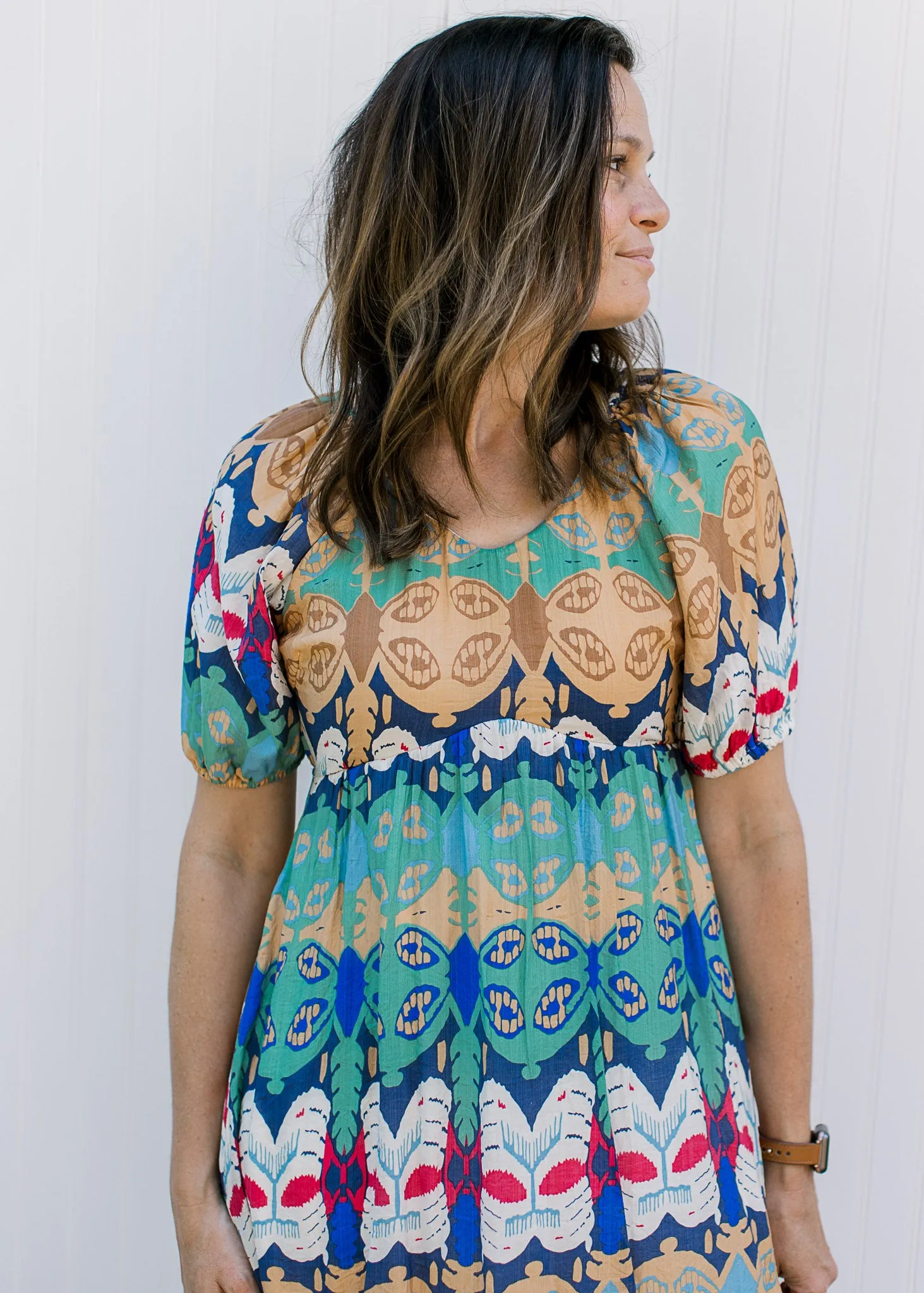 X Statement Abstract Print Maxi